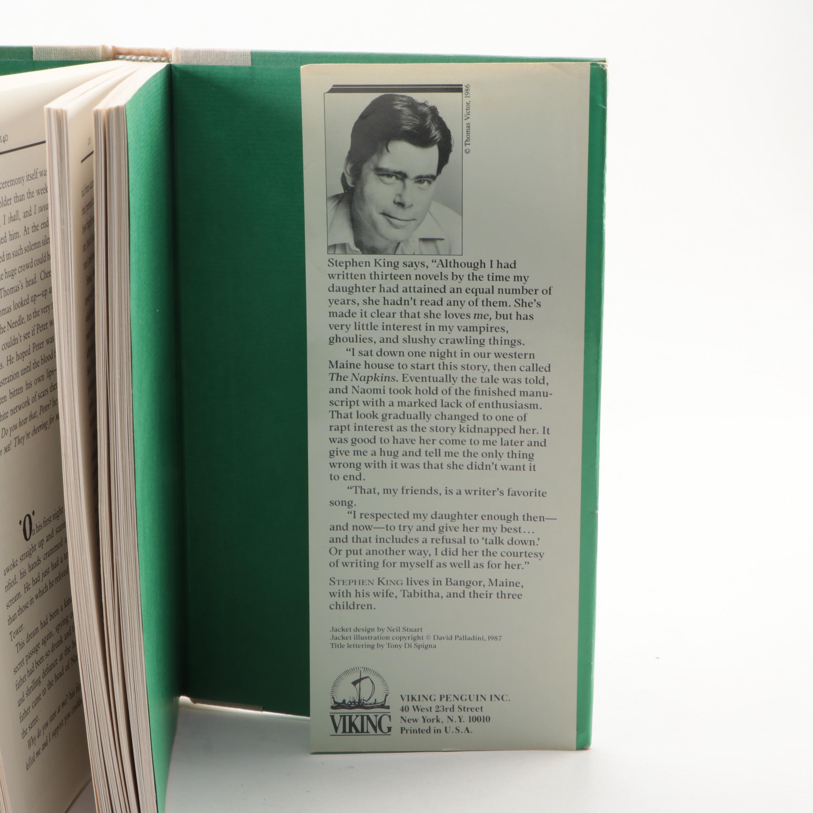 First Edition "The Eyes of the Dragon" by Stephen King, 1987