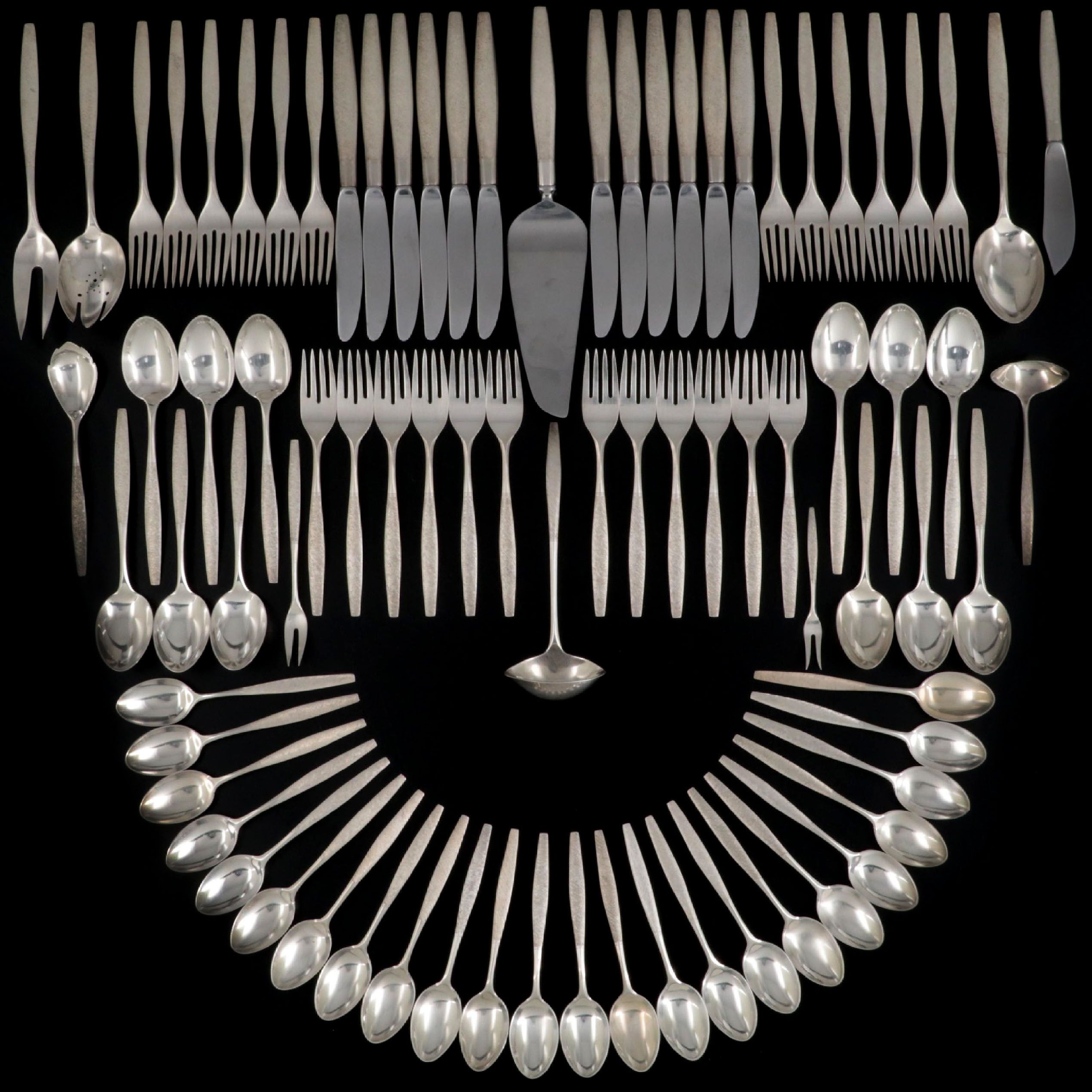 S. Kirk & Son "Florentine" Sterling Silver Flatware and Serving Utensils