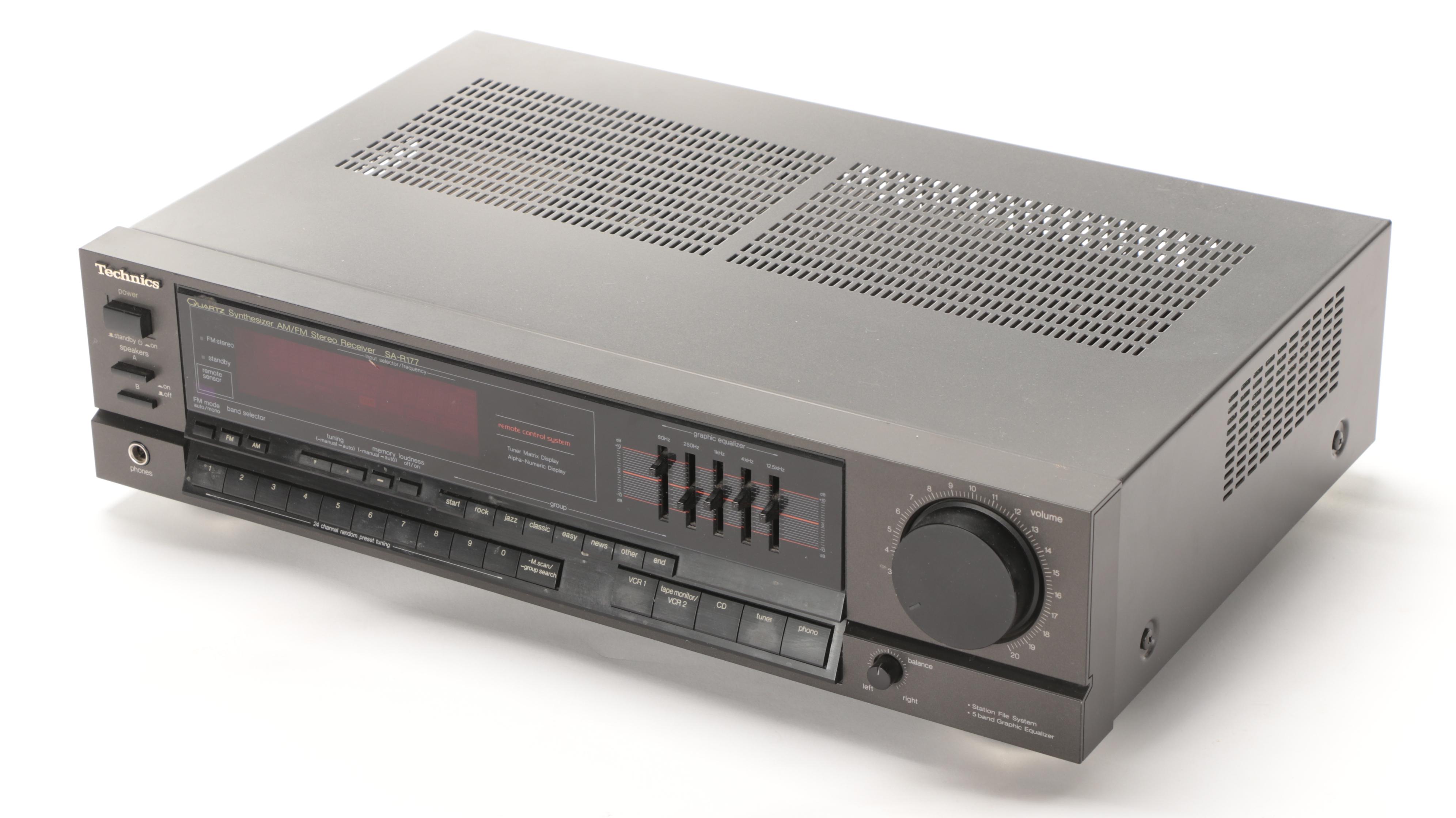 Benjamin Miracord ELAC 650 Turntable and Technics Synthesizer Stereo Receiver