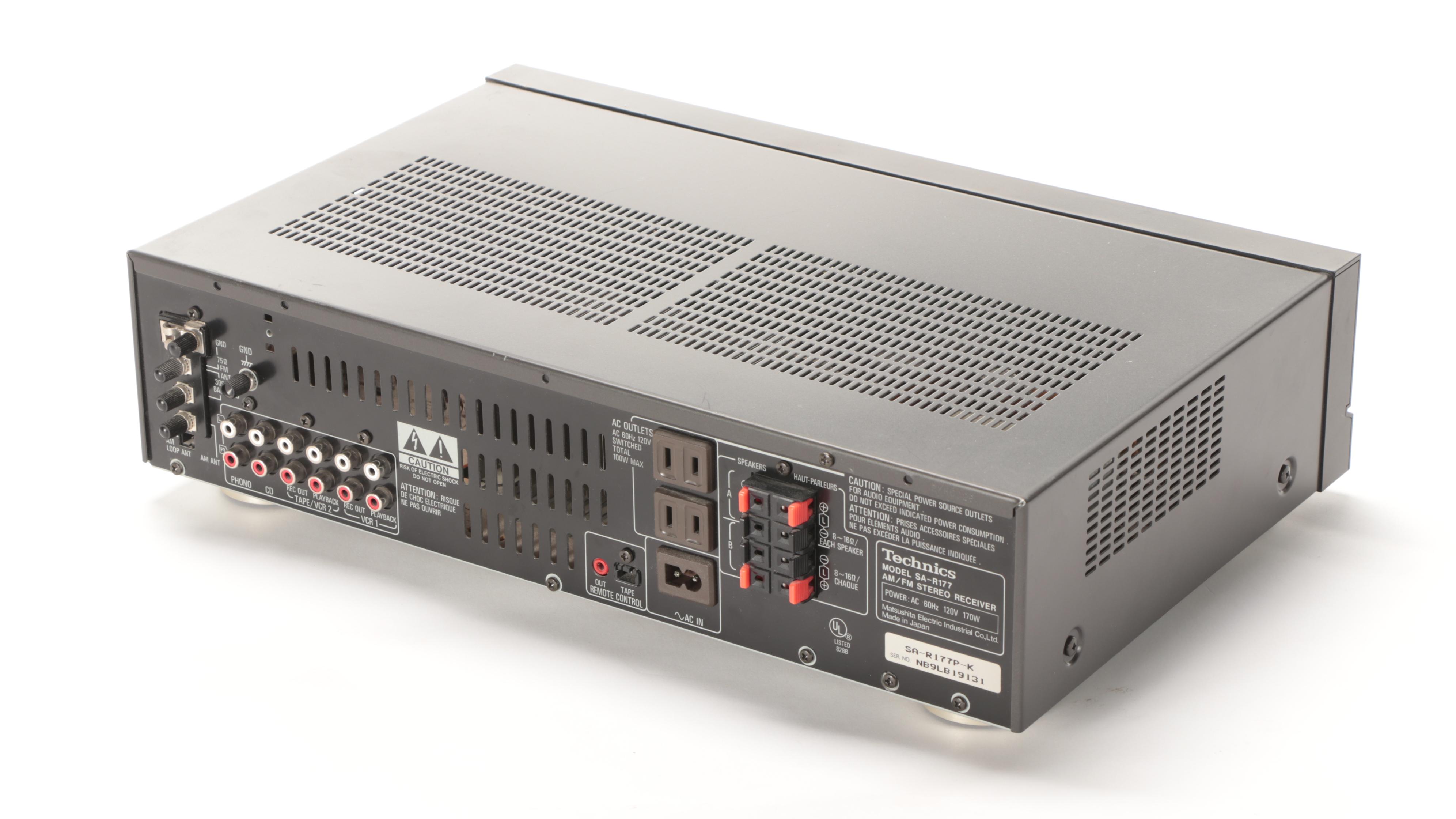 Benjamin Miracord ELAC 650 Turntable and Technics Synthesizer Stereo Receiver