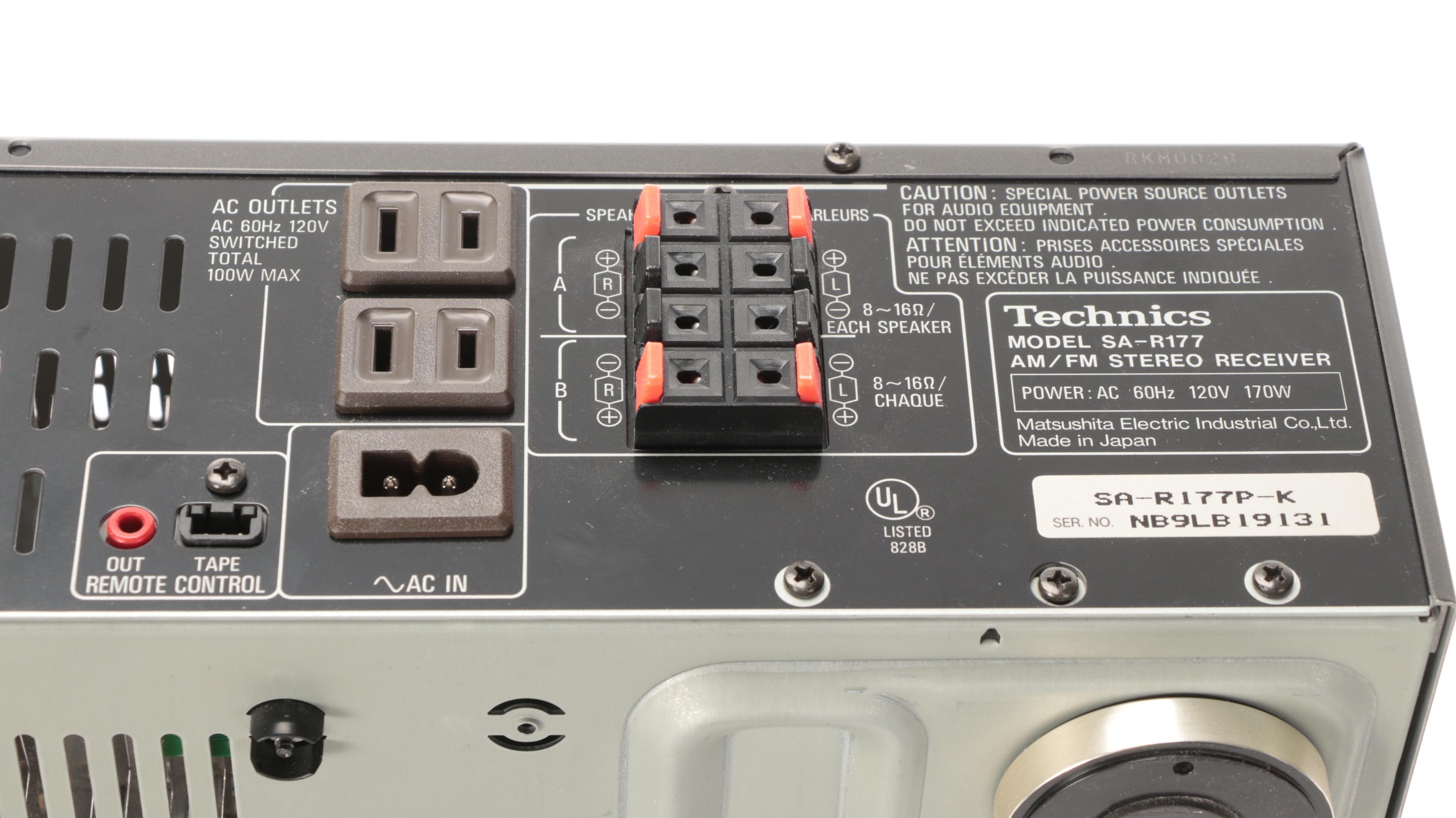 Benjamin Miracord ELAC 650 Turntable and Technics Synthesizer Stereo Receiver