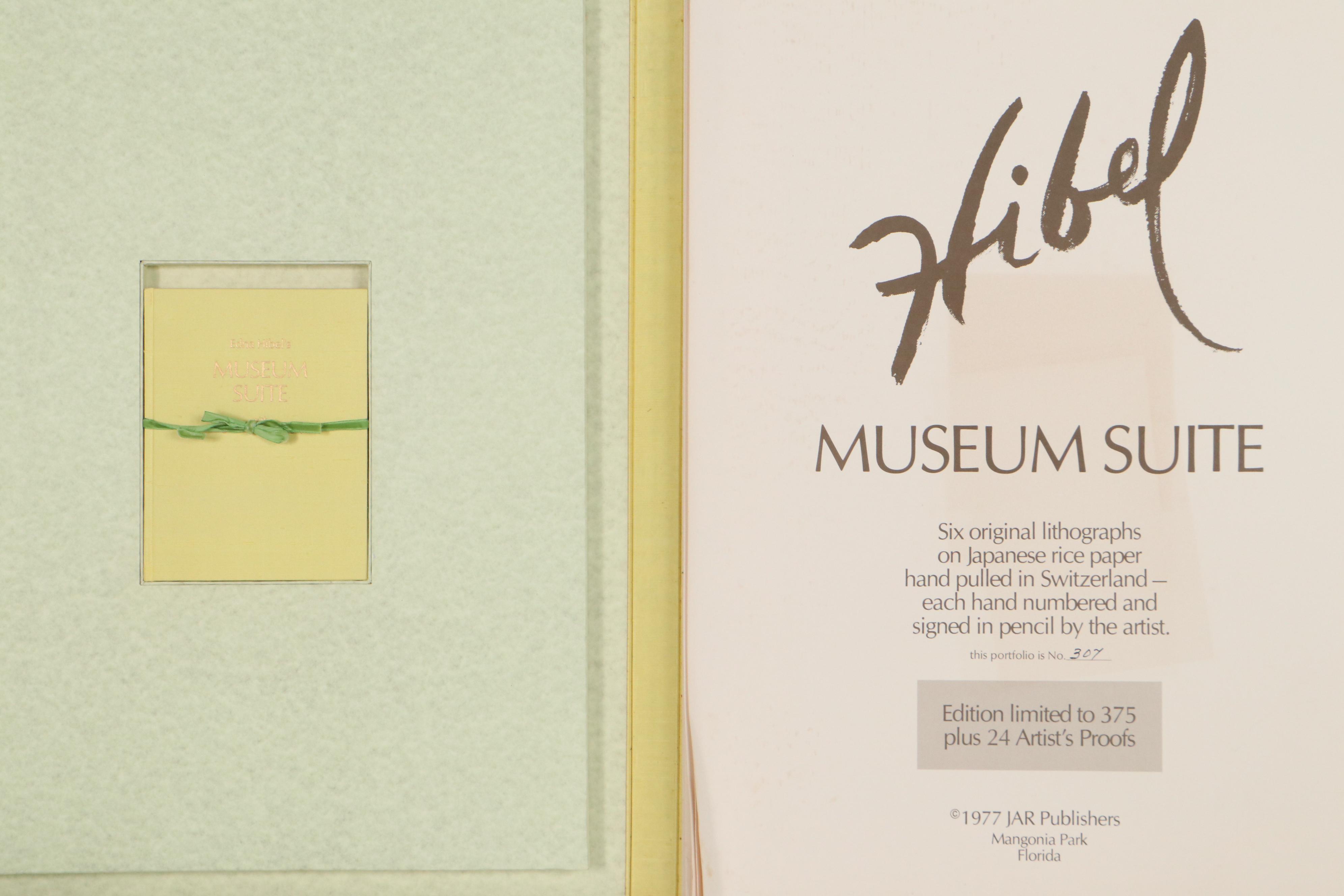 Edna Hibel Embellished Lithographs "Museum Suite," 1977