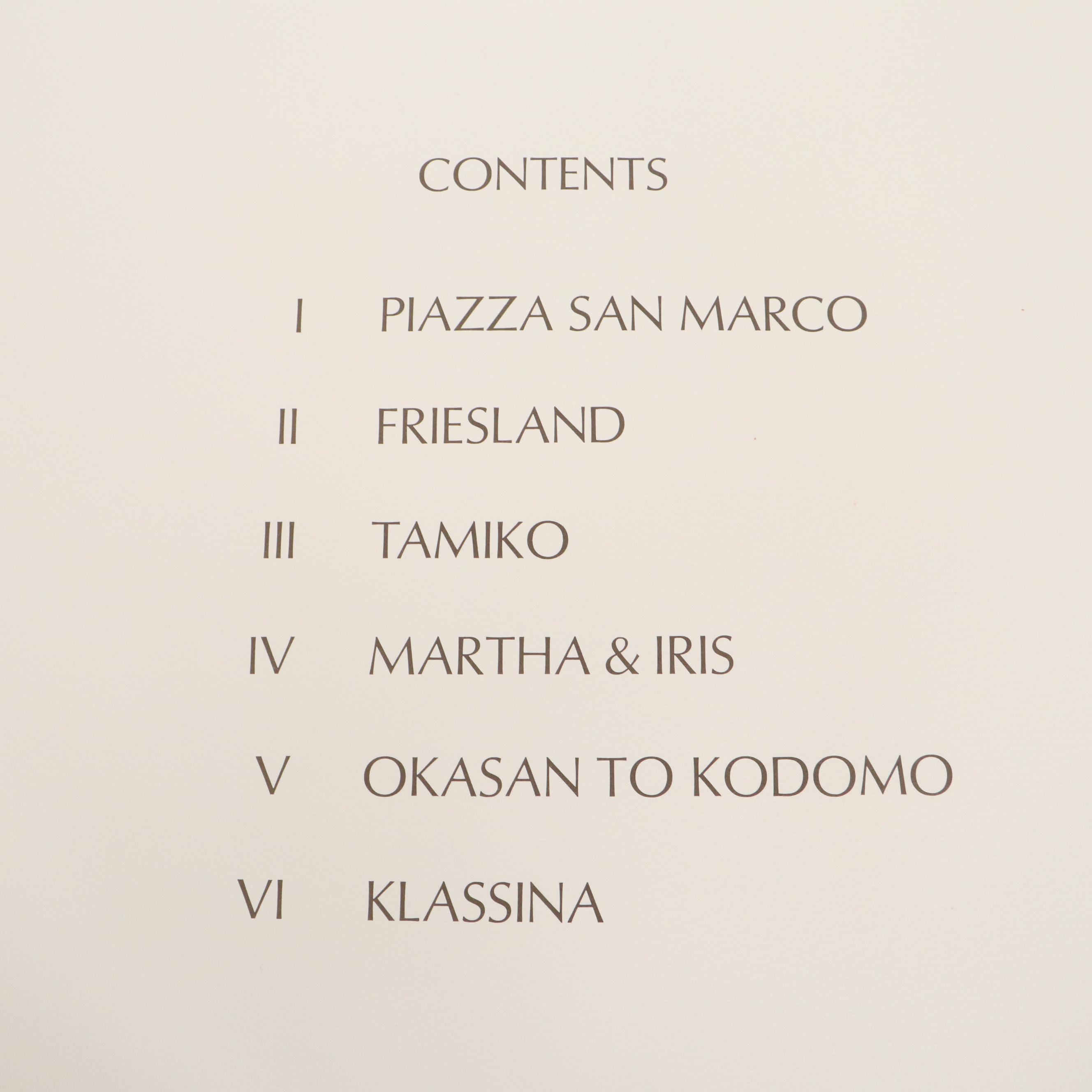 Edna Hibel Embellished Lithographs "Museum Suite," 1977