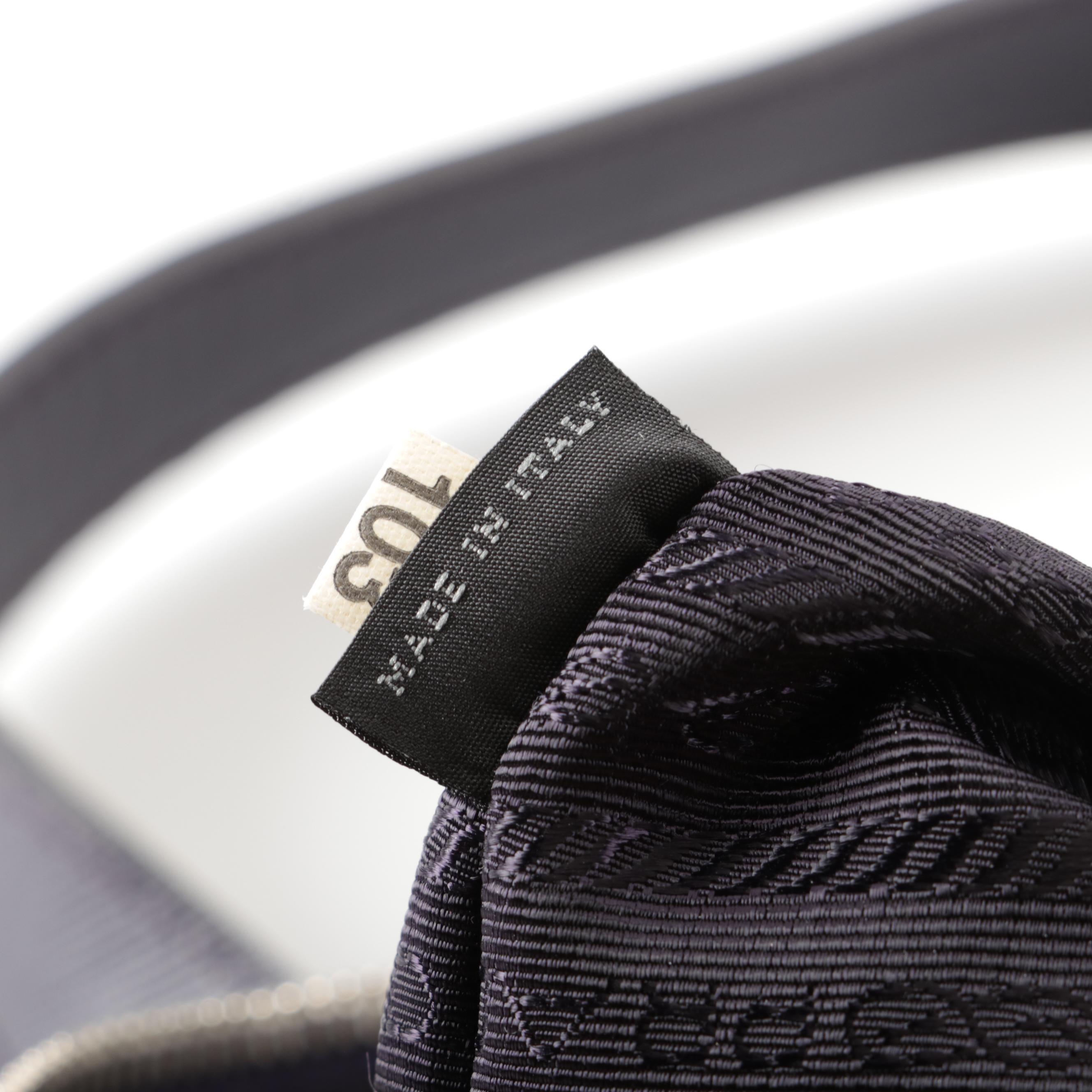 Prada Two-Way Tote Bag in Textured Stampato Tessuto Nylon and Saffiano Leather