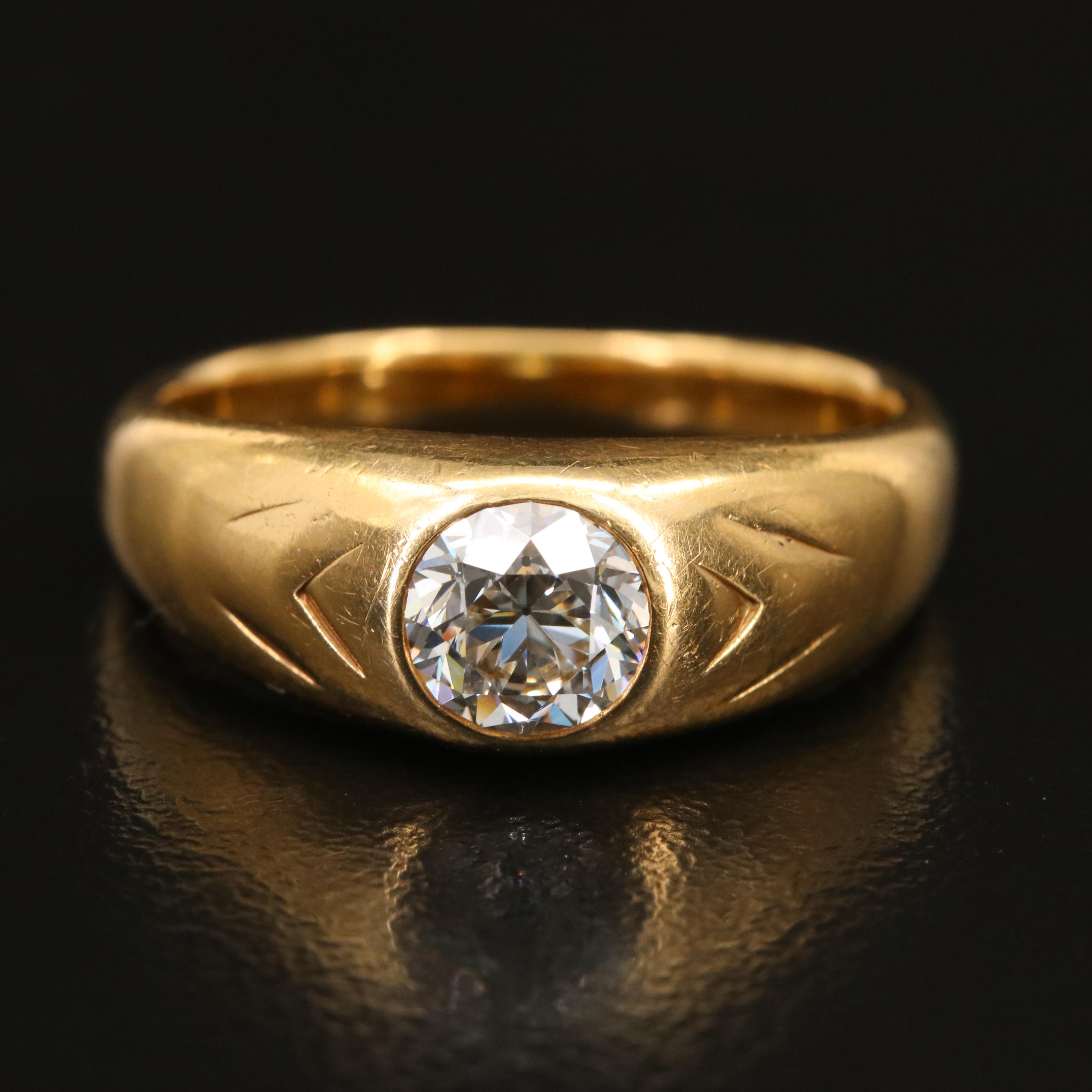 Vintage Tiffany & Co. 18K 1.01 CT Diamond Ring
