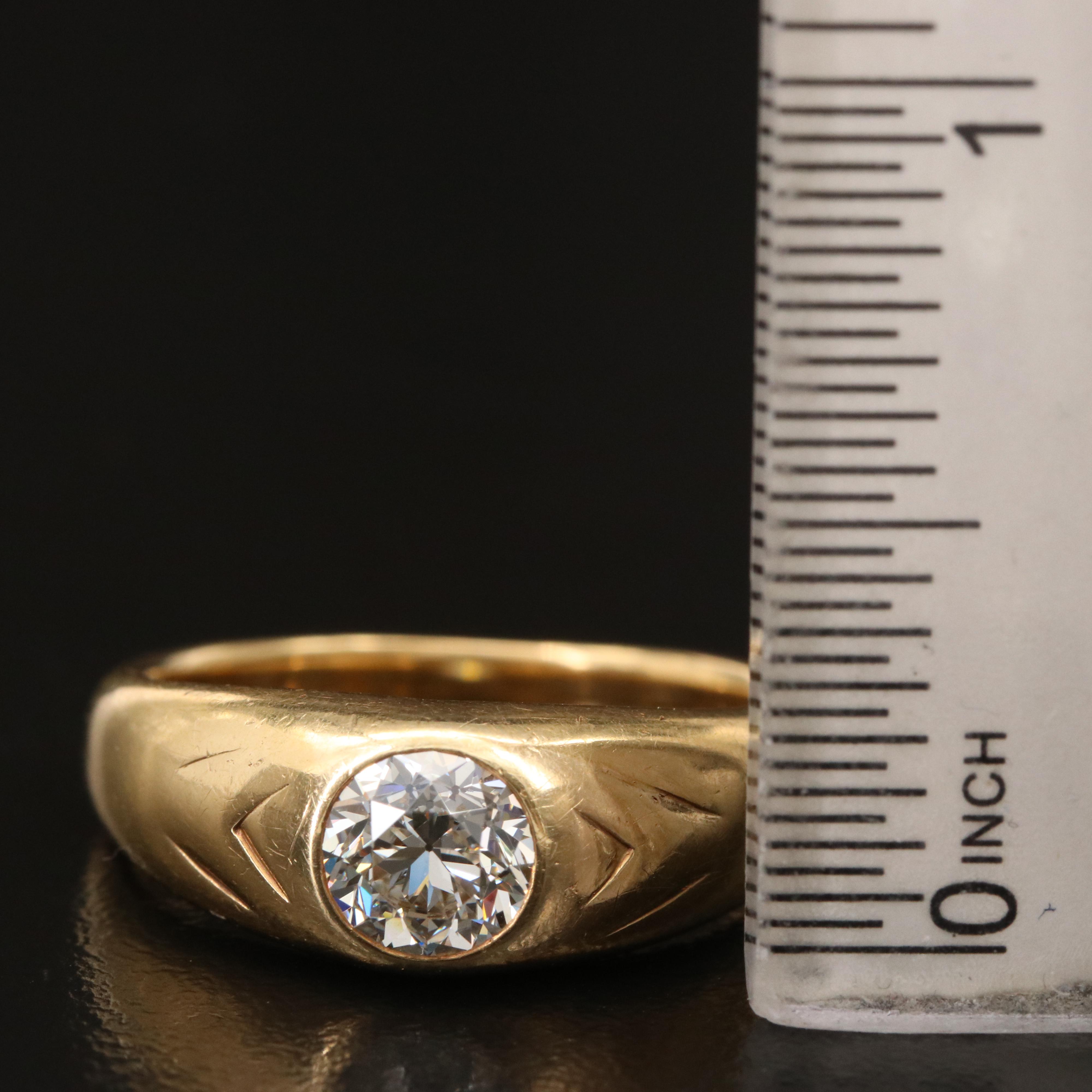 Vintage Tiffany & Co. 18K 1.01 CT Diamond Ring