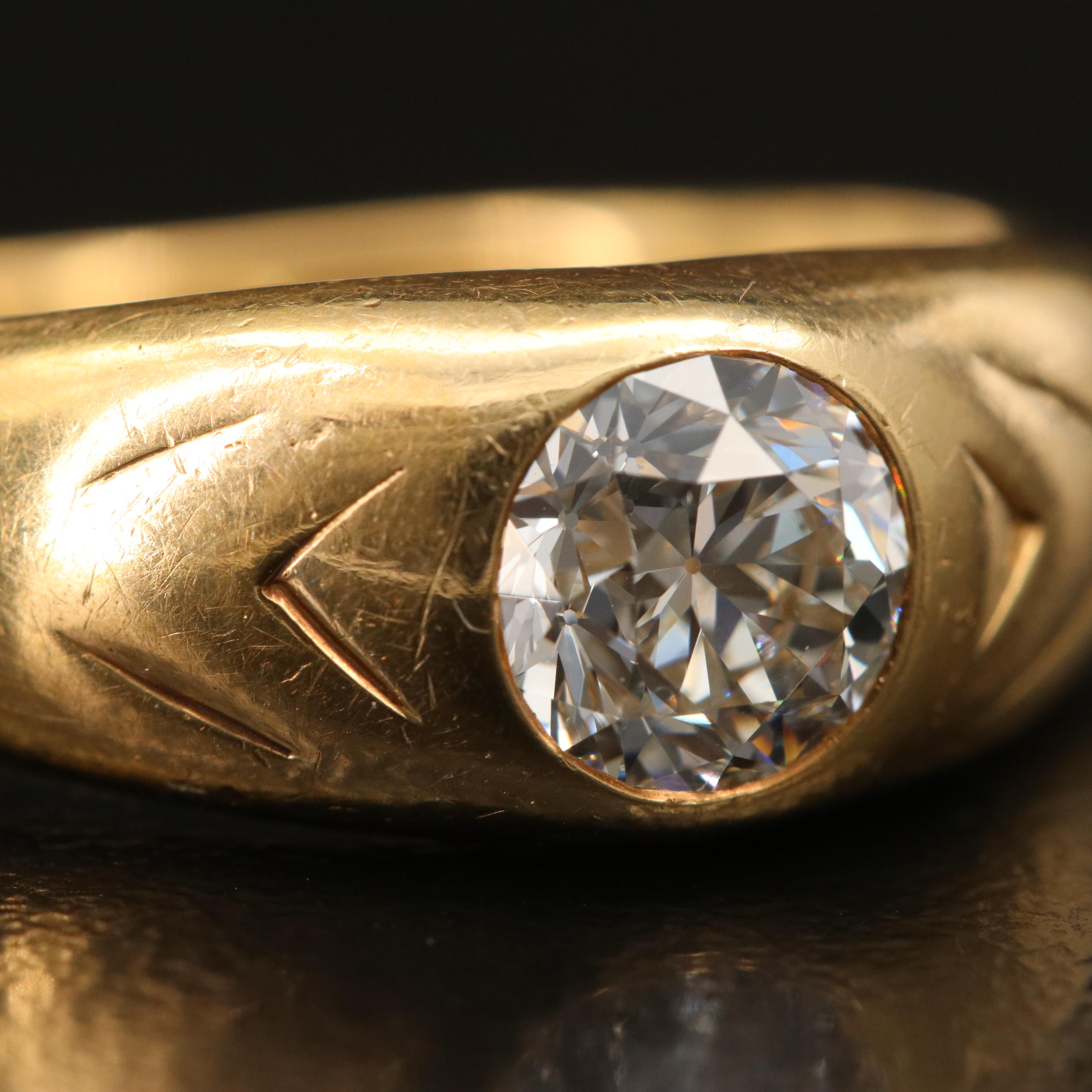 Vintage Tiffany & Co. 18K 1.01 CT Diamond Ring