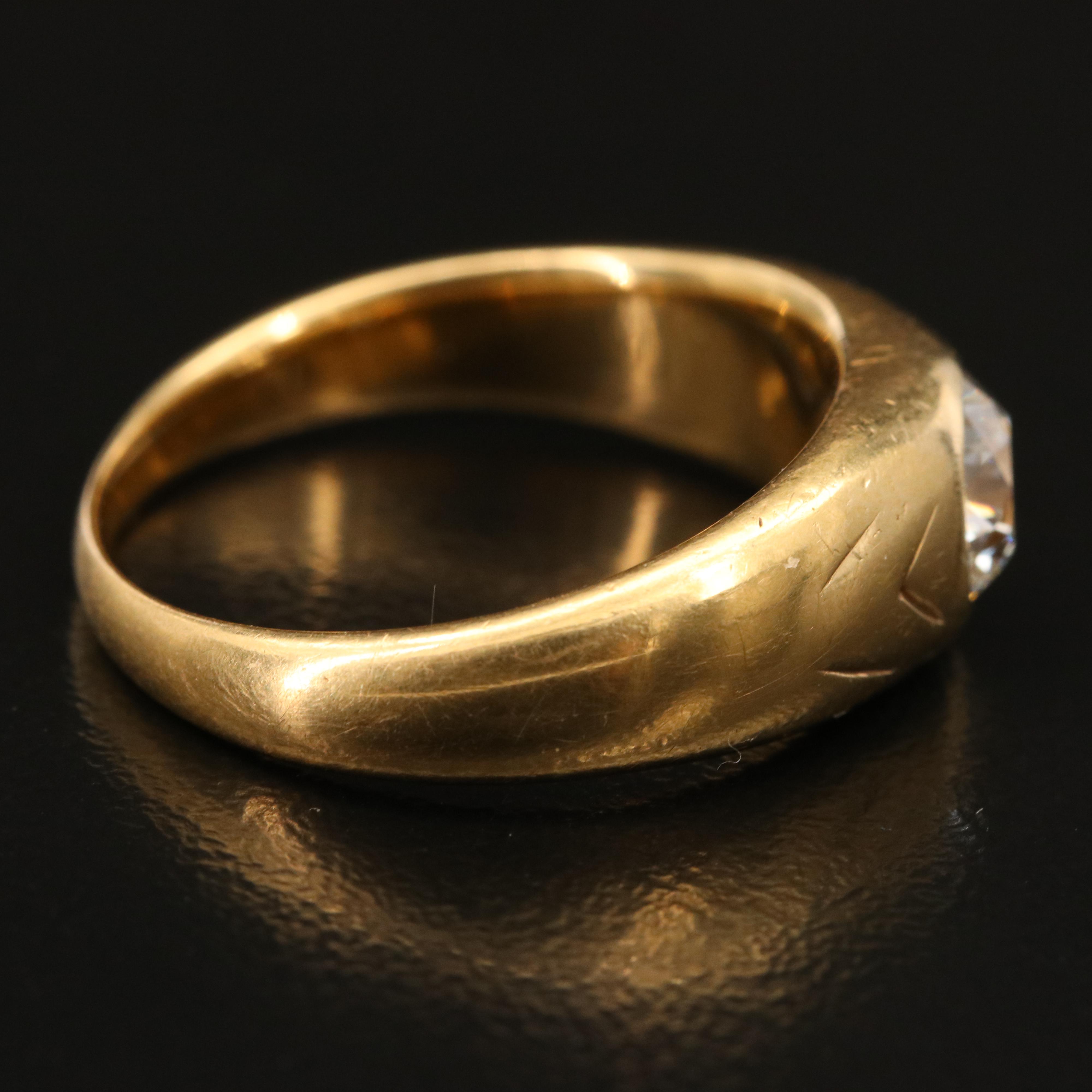 Vintage Tiffany & Co. 18K 1.01 CT Diamond Ring
