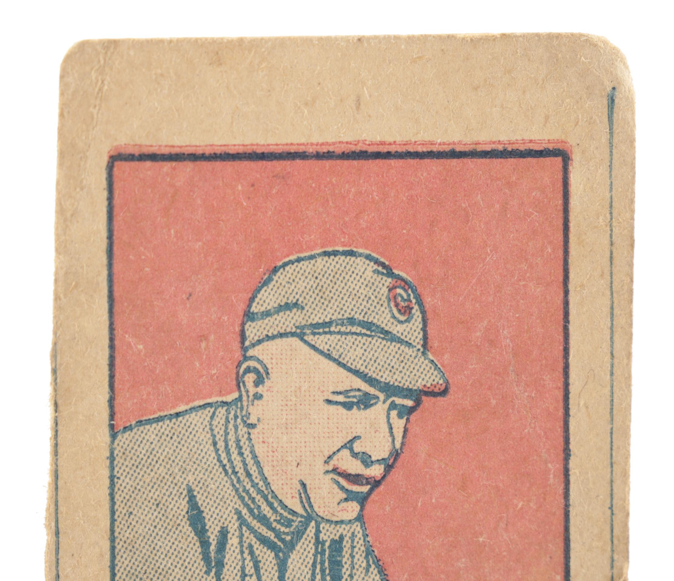 1926 W512 Tris Speaker #4 Ex-Mgr. Cleveland A.L. Hand Cut Baseball Strip Card
