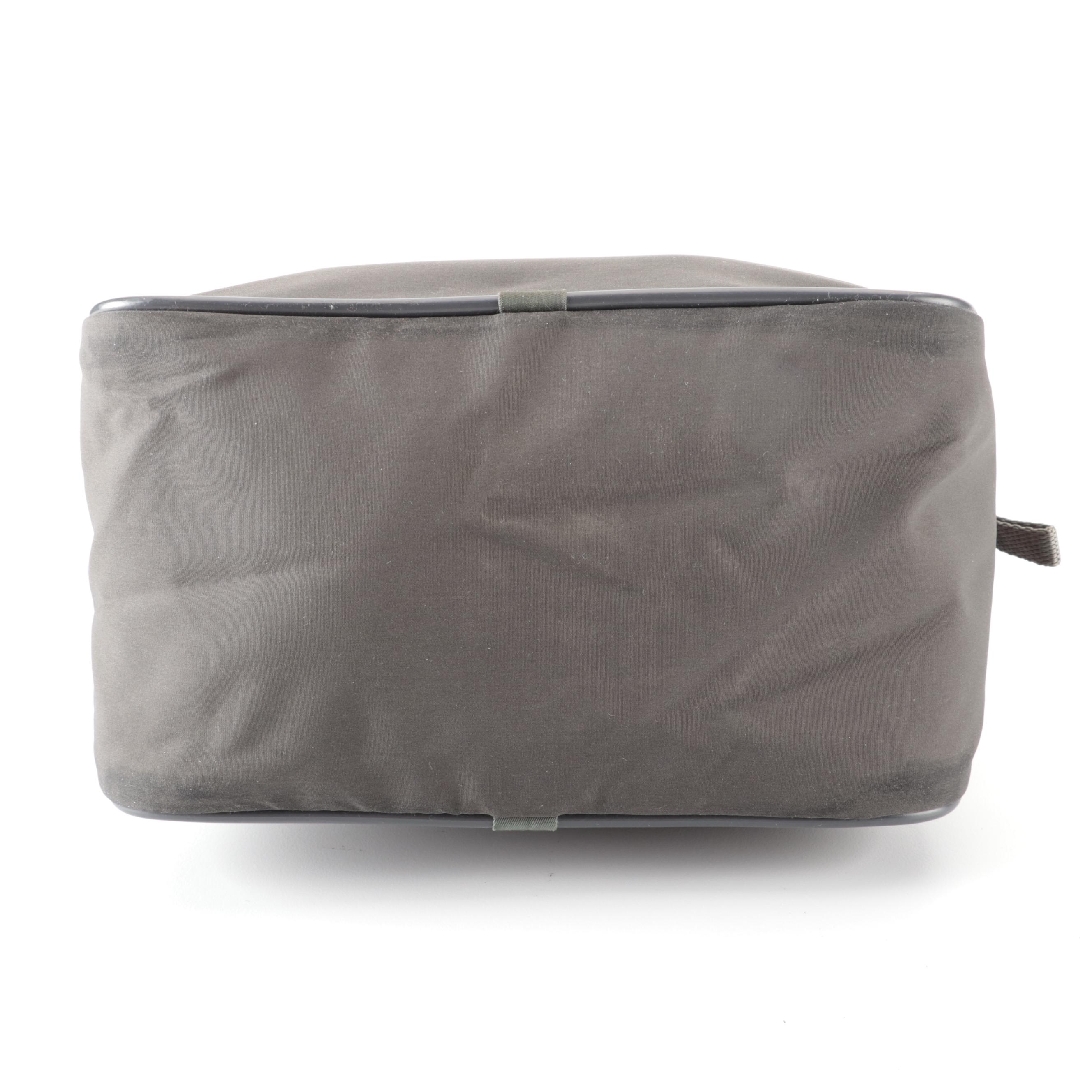 Prada Sport Dark Gray Nylon Zip Bag