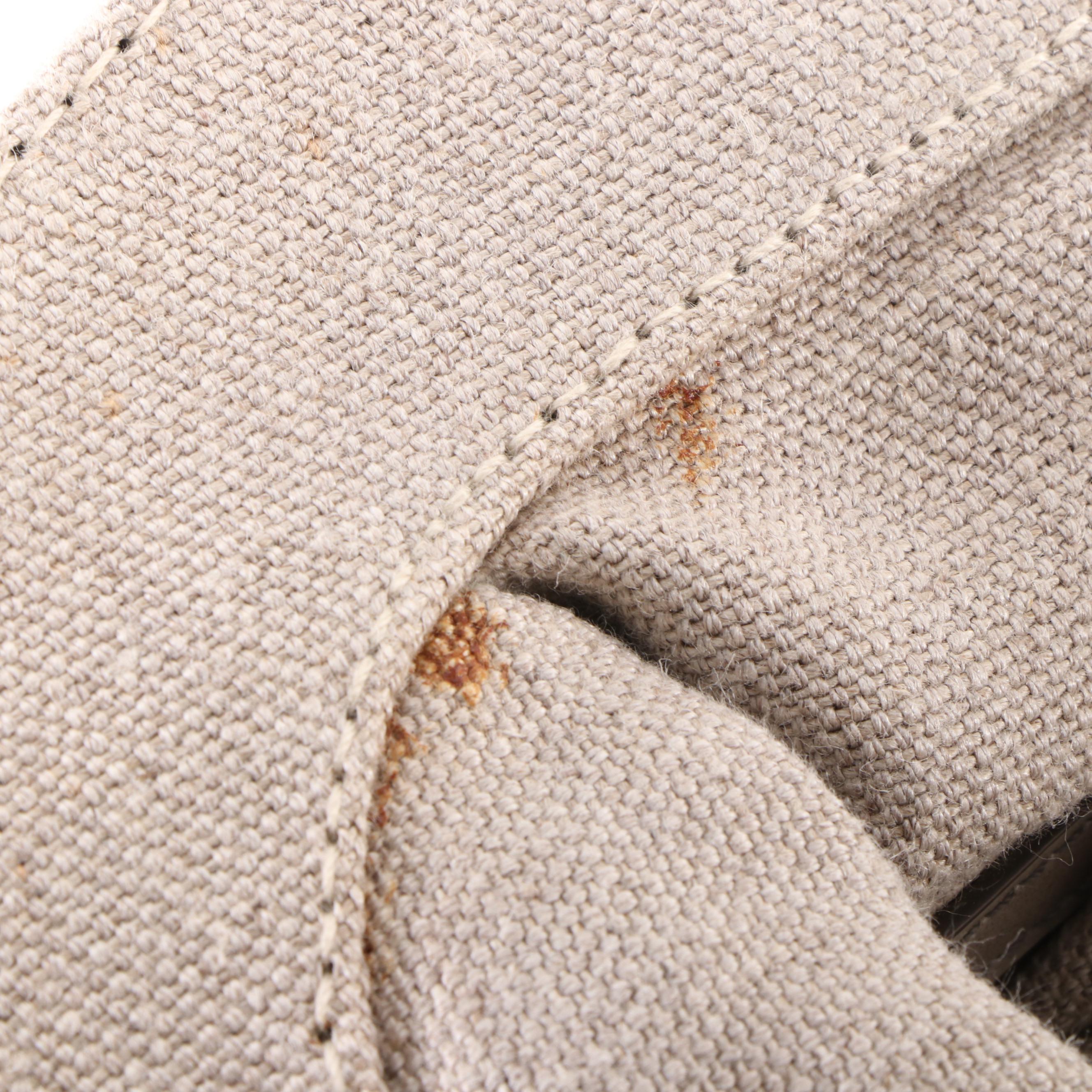 Prada Mistolino Frame Bag in Naturale Canvas