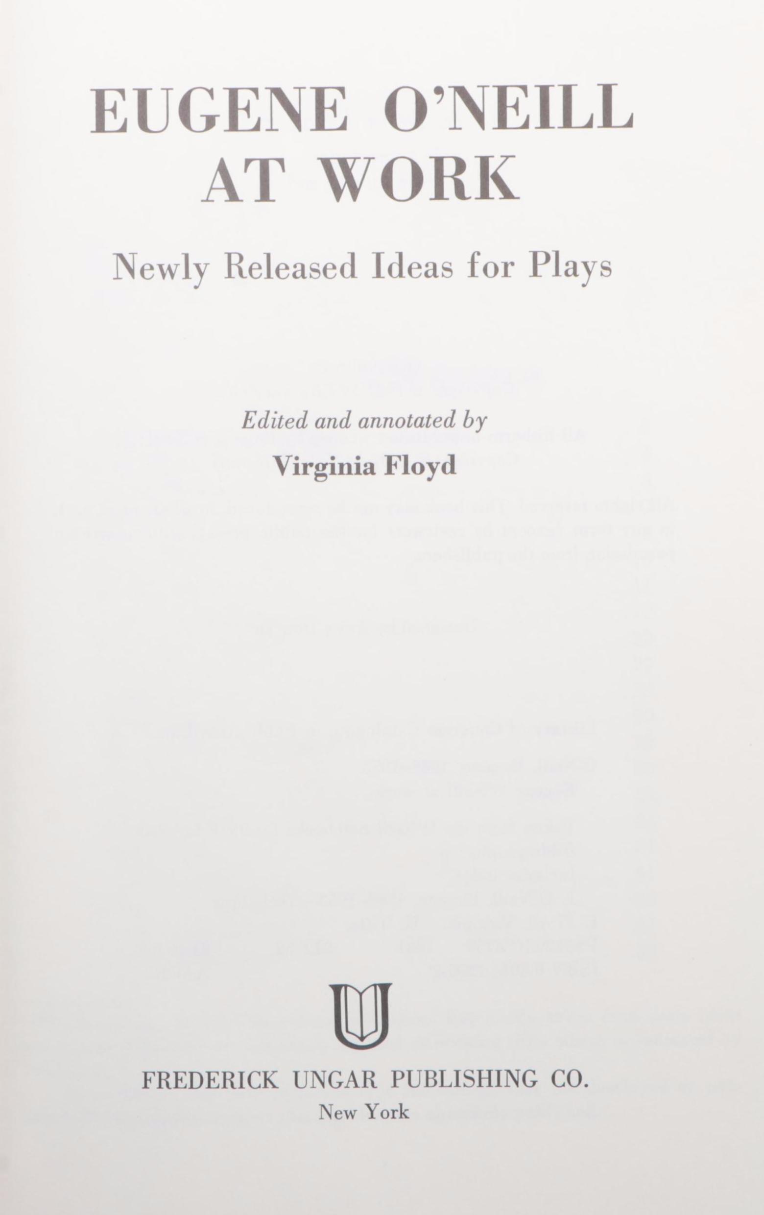 First Edition "The Iceman Cometh" and More by Eugene O'Neill