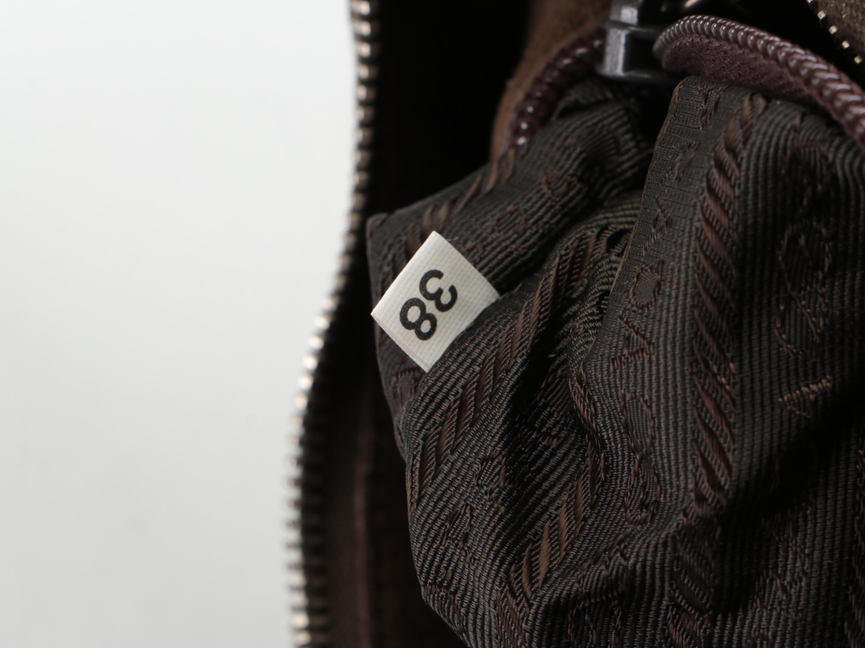 Prada Shoulder Bag in Tundra Suede