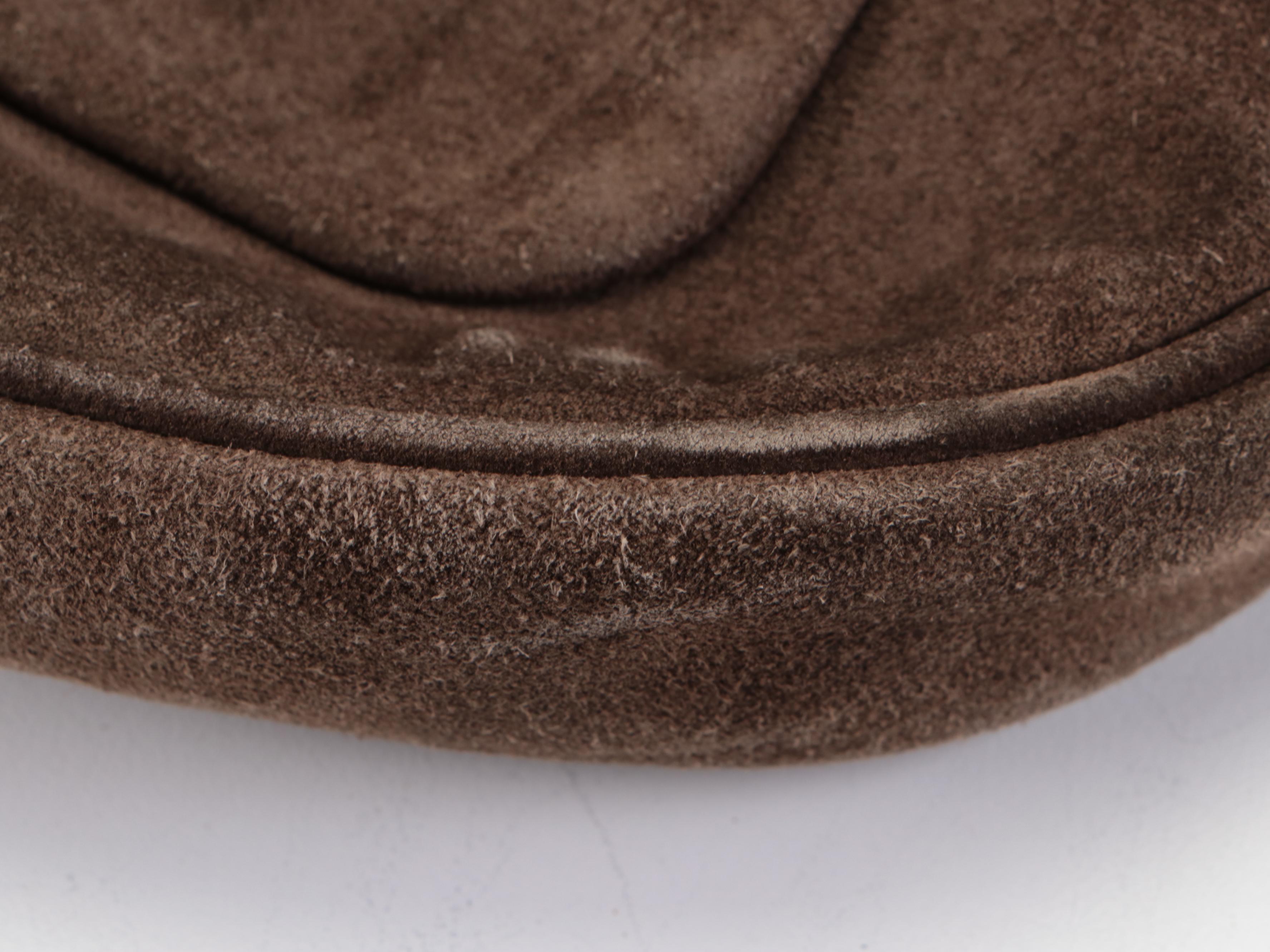 Prada Shoulder Bag in Tundra Suede