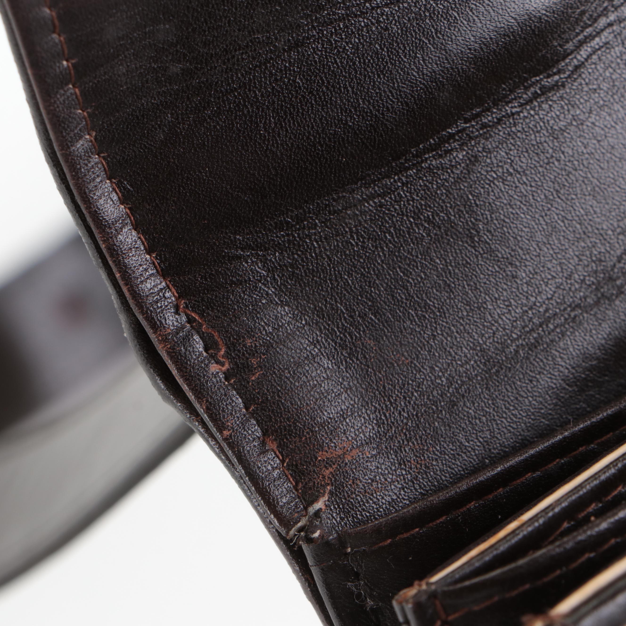 Gucci Accordion Flap Bag in GG Supreme Canvas with Leather Trim, circa 1970