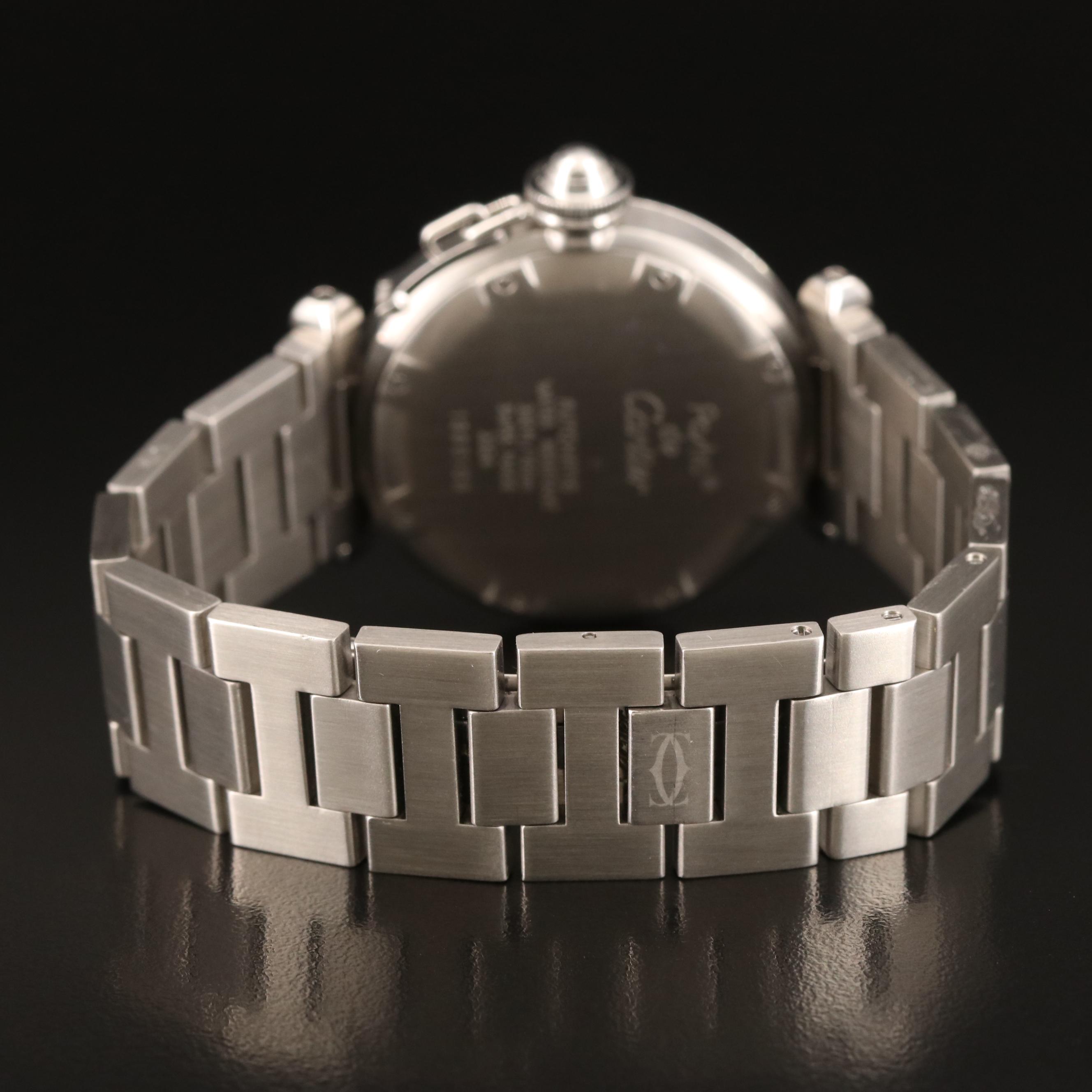 Cartier Pasha de Cartier with Date Stainless Steel Watch