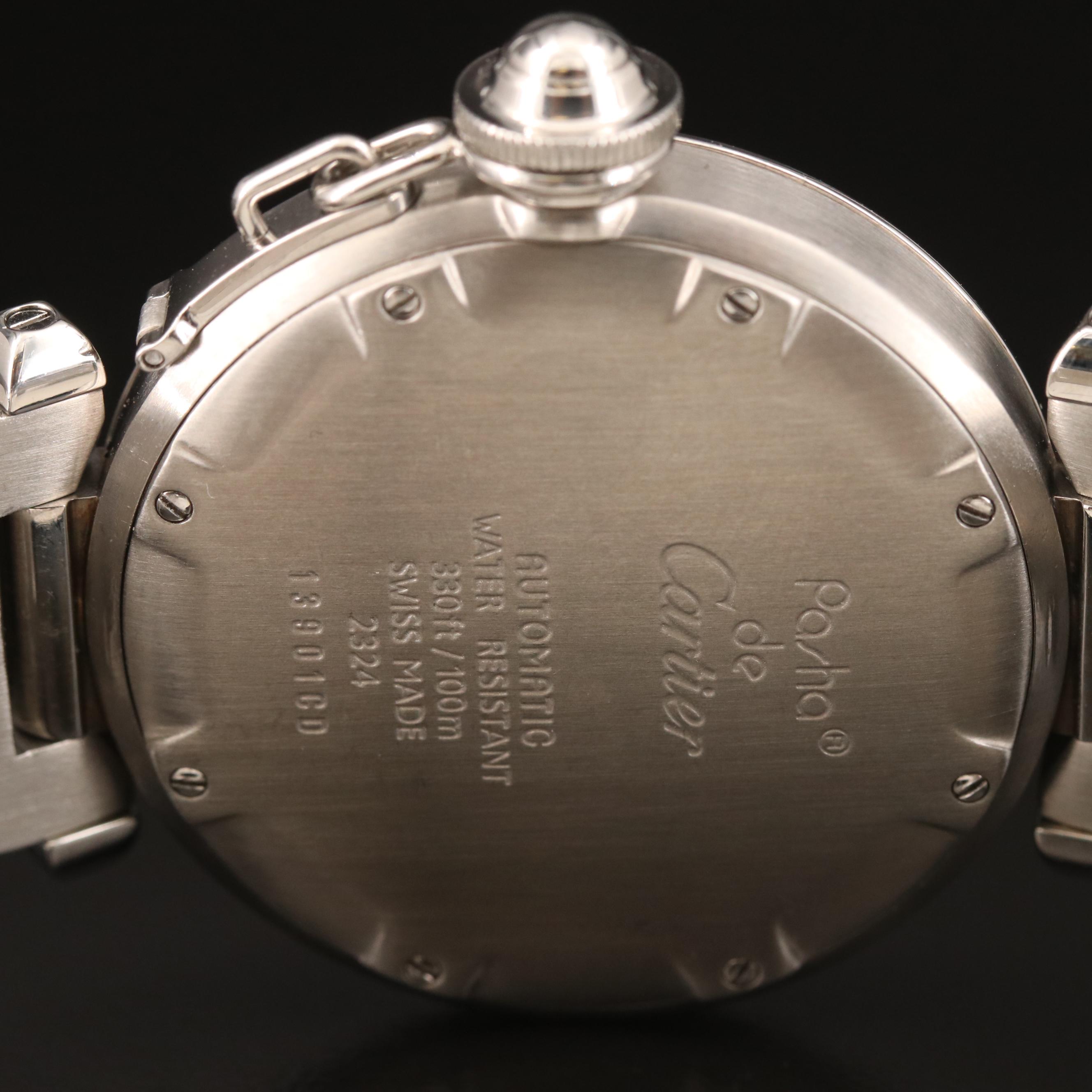 Cartier Pasha de Cartier with Date Stainless Steel Watch