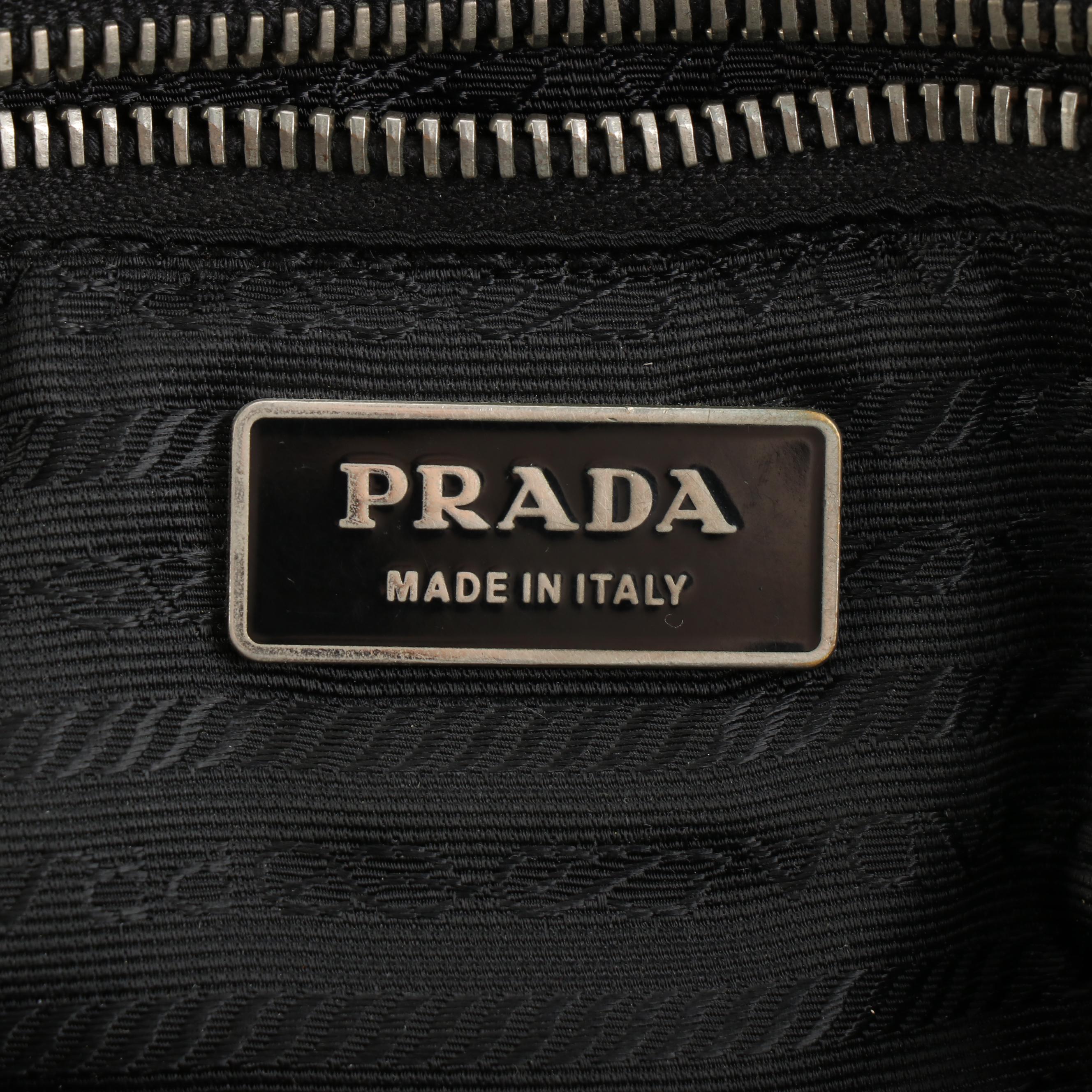 Prada Perforated Leather Bowler Handbag