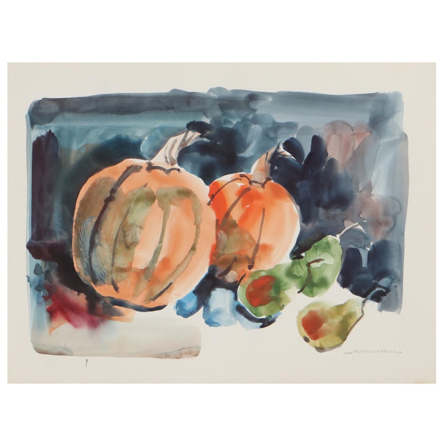 Jack Meanwell Still Life Watercolor Painting