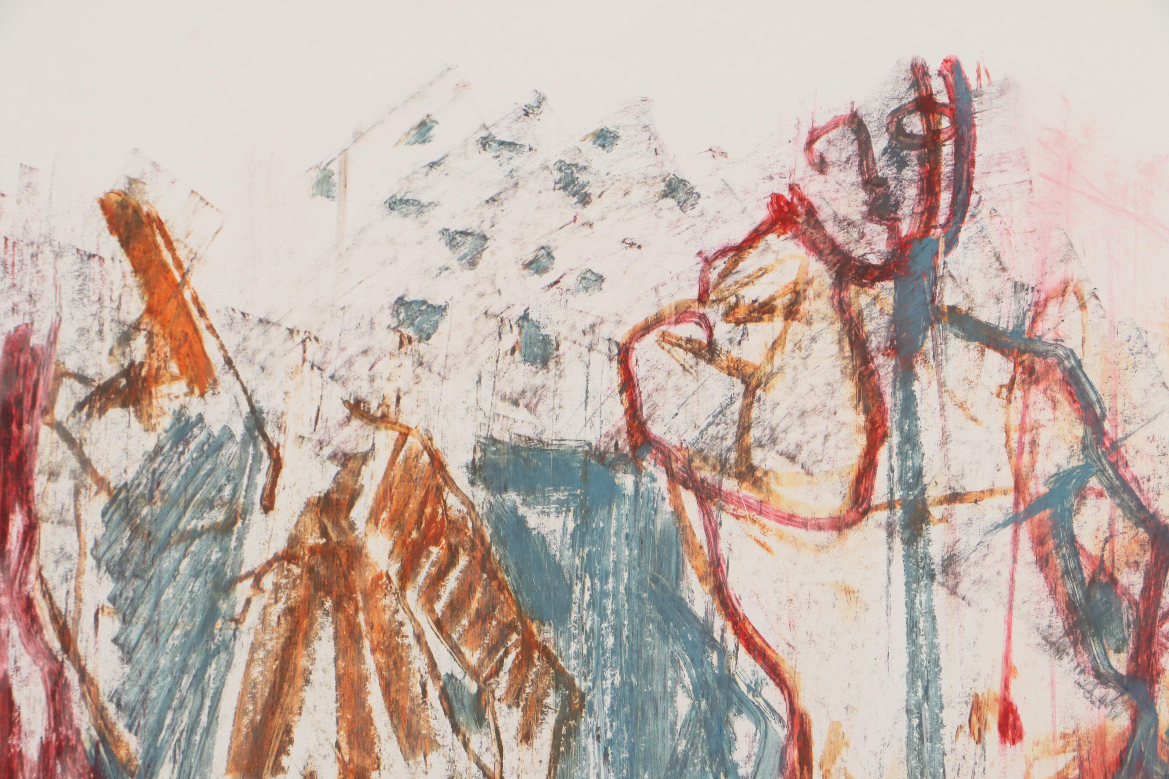 Jack Meanwell Expressionist Figure Drawing