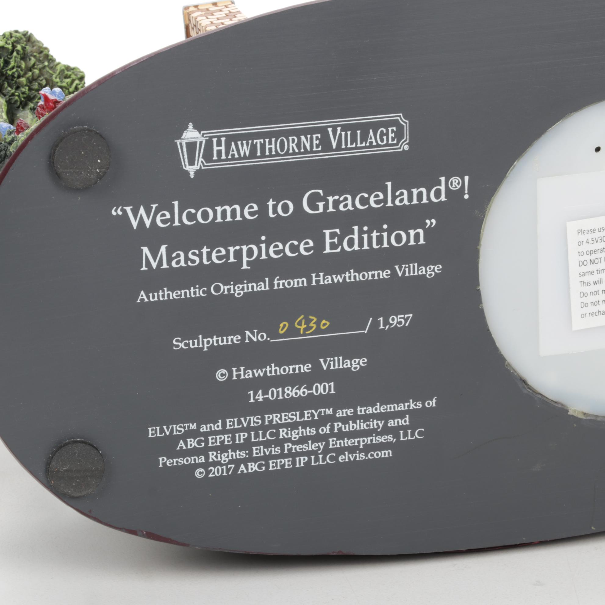Hawthorne Village Elvis "Welcome to Graceland!" Musical Figurine, 2017