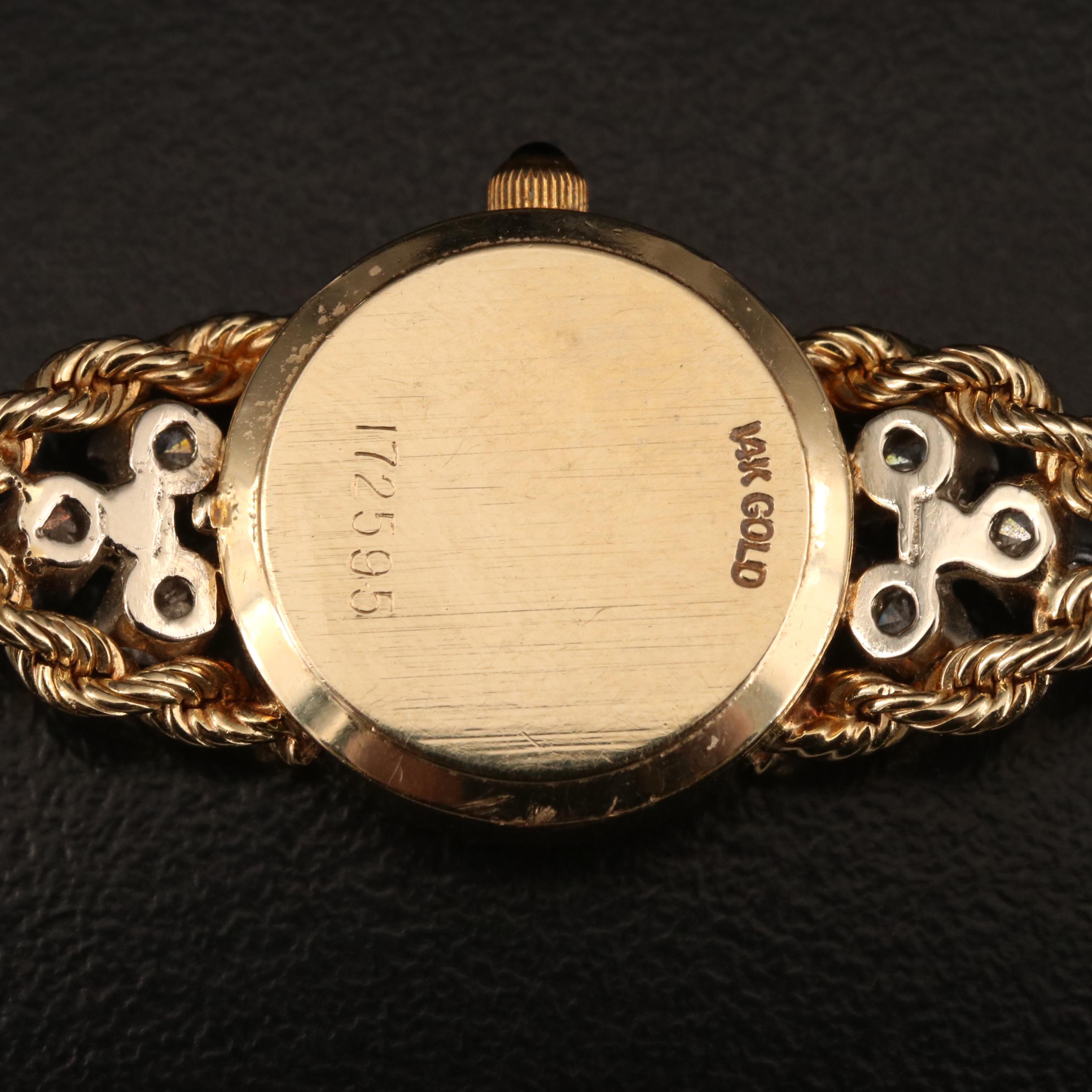 14K Geneve Diamond Watch