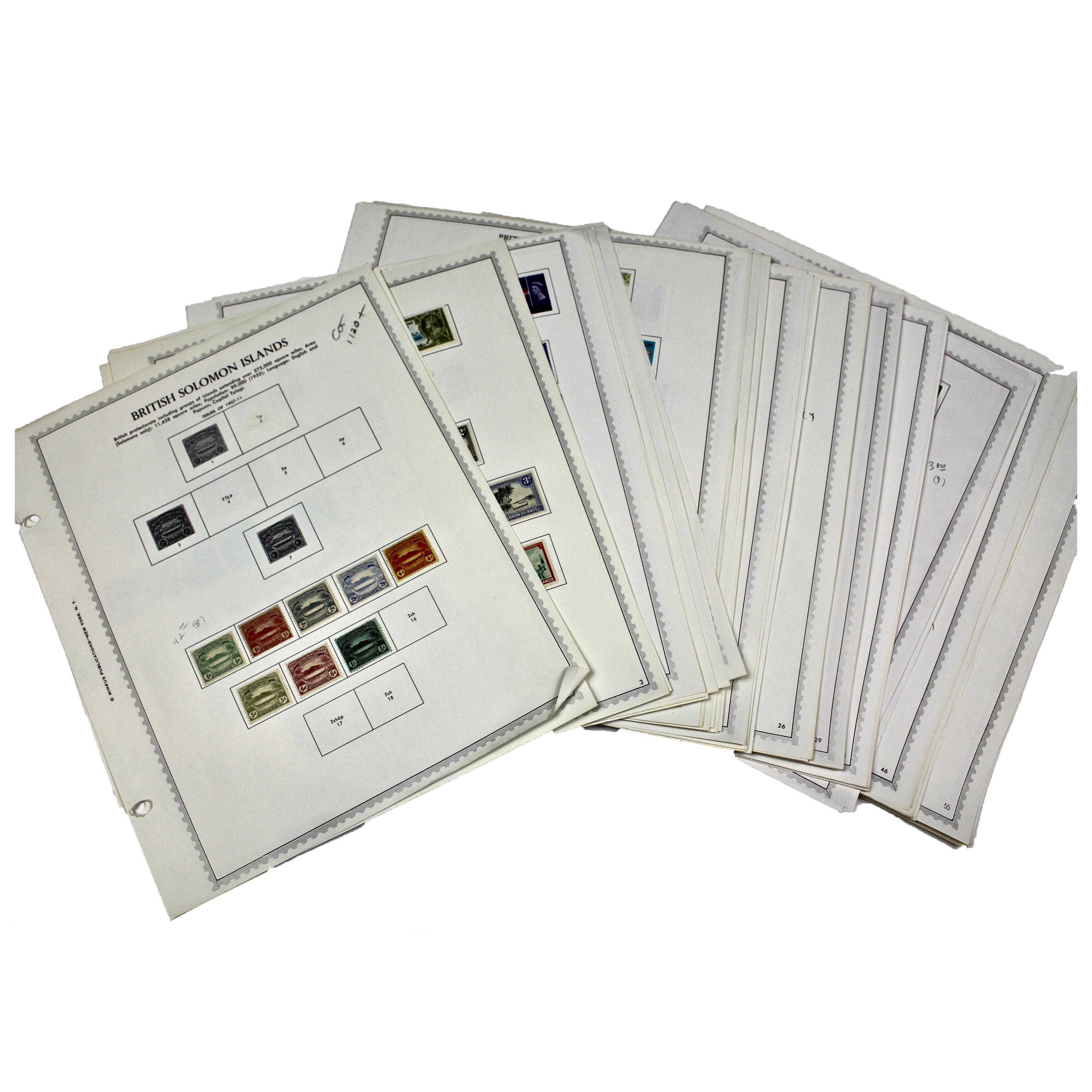 Mint Solomon Islands Stamp Collection