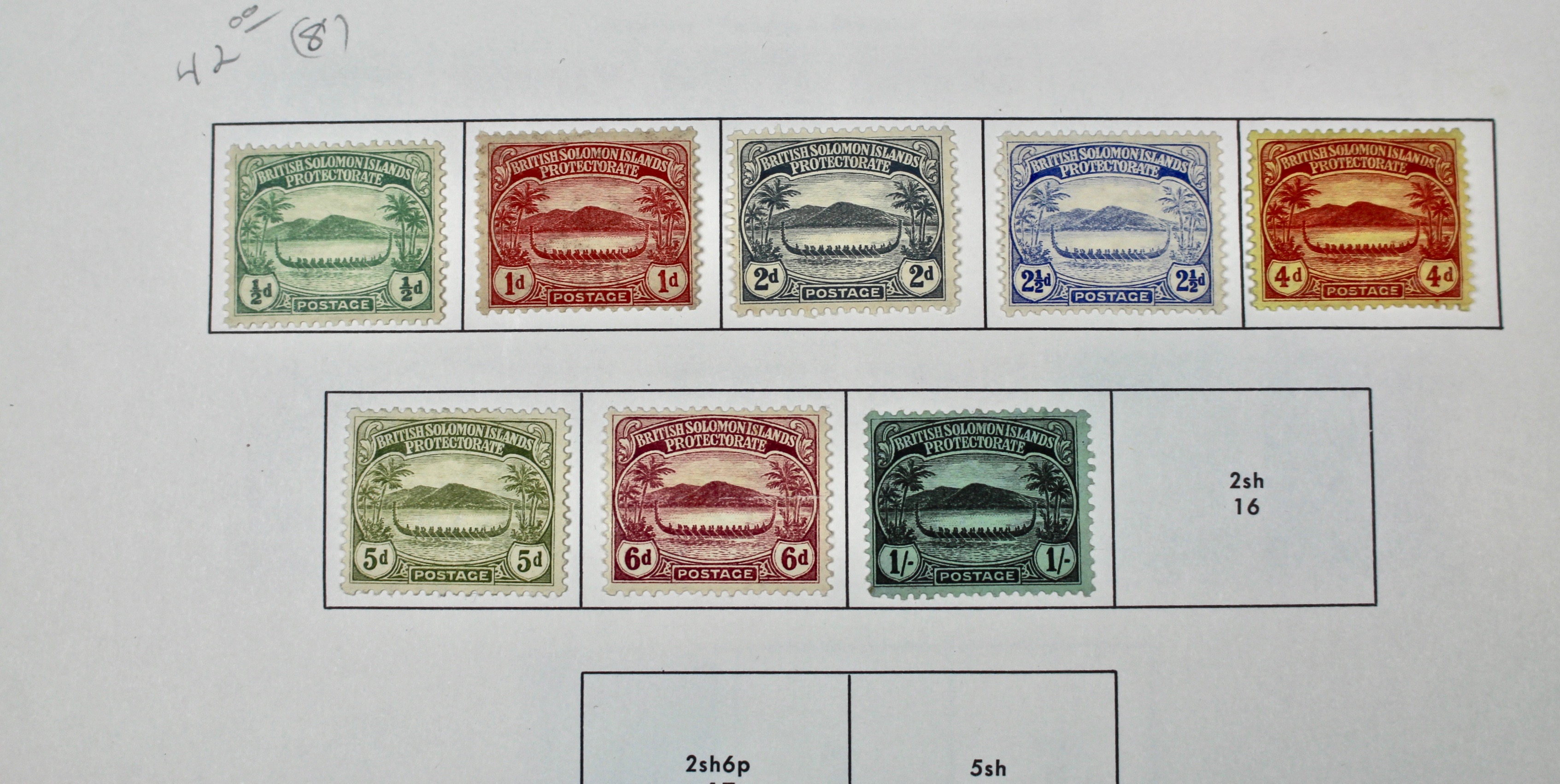 Mint Solomon Islands Stamp Collection