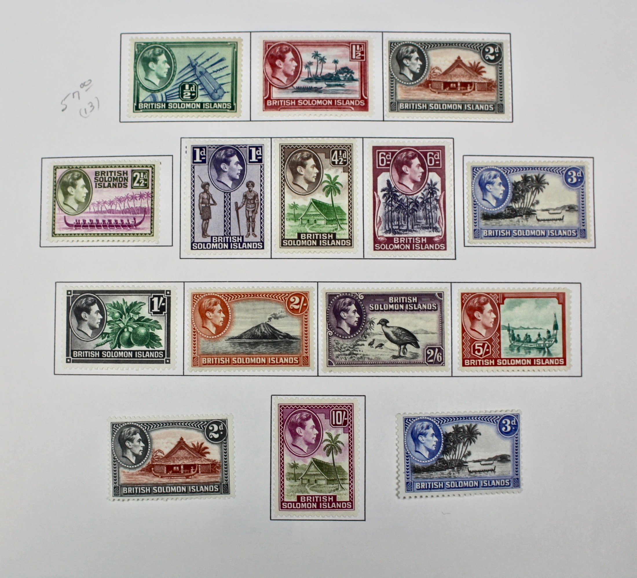 Mint Solomon Islands Stamp Collection