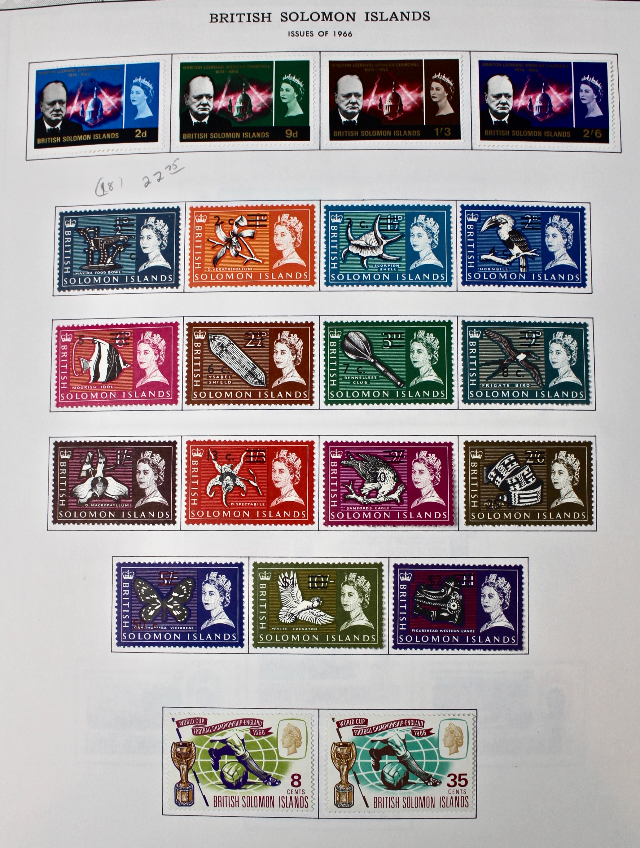 Mint Solomon Islands Stamp Collection