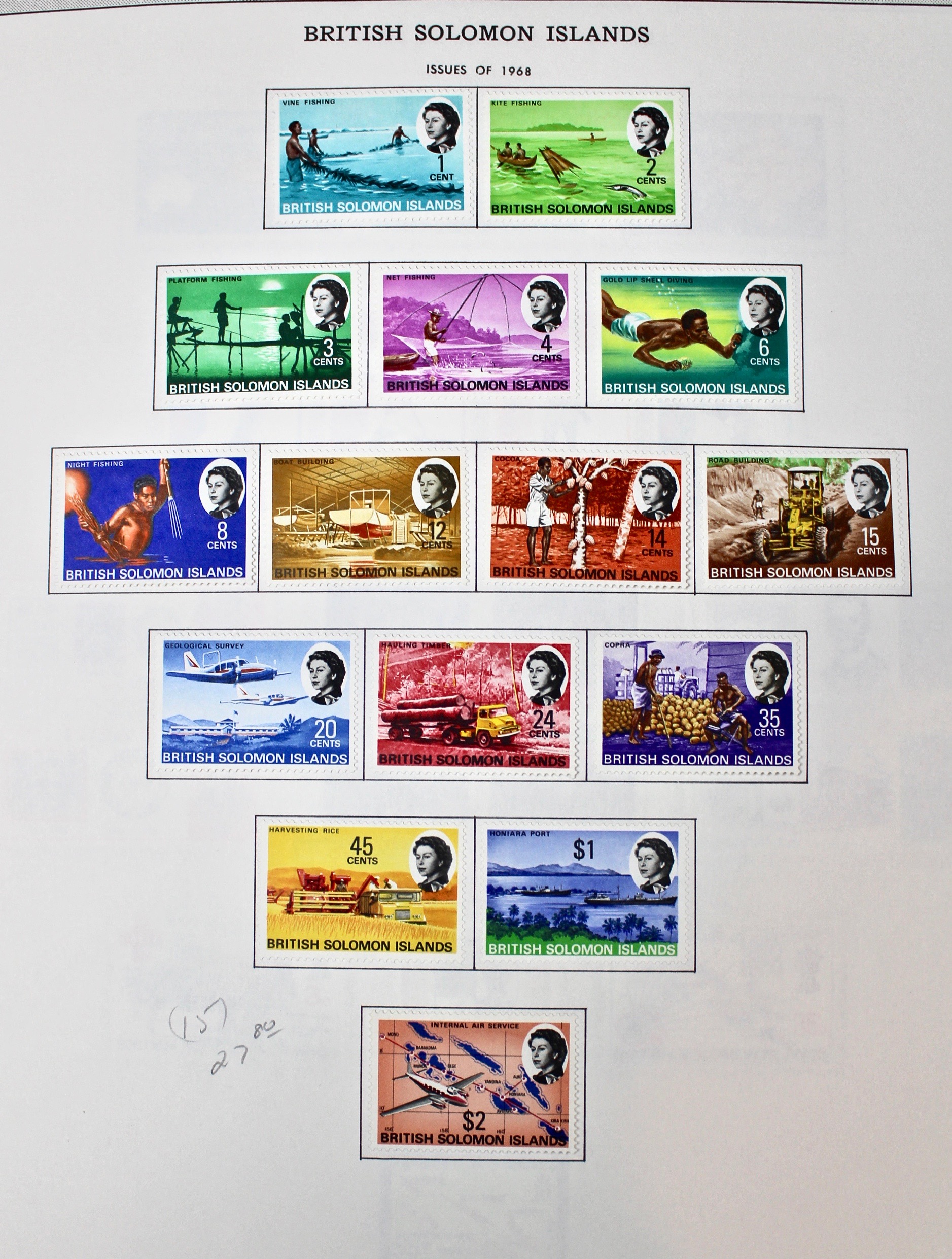 Mint Solomon Islands Stamp Collection