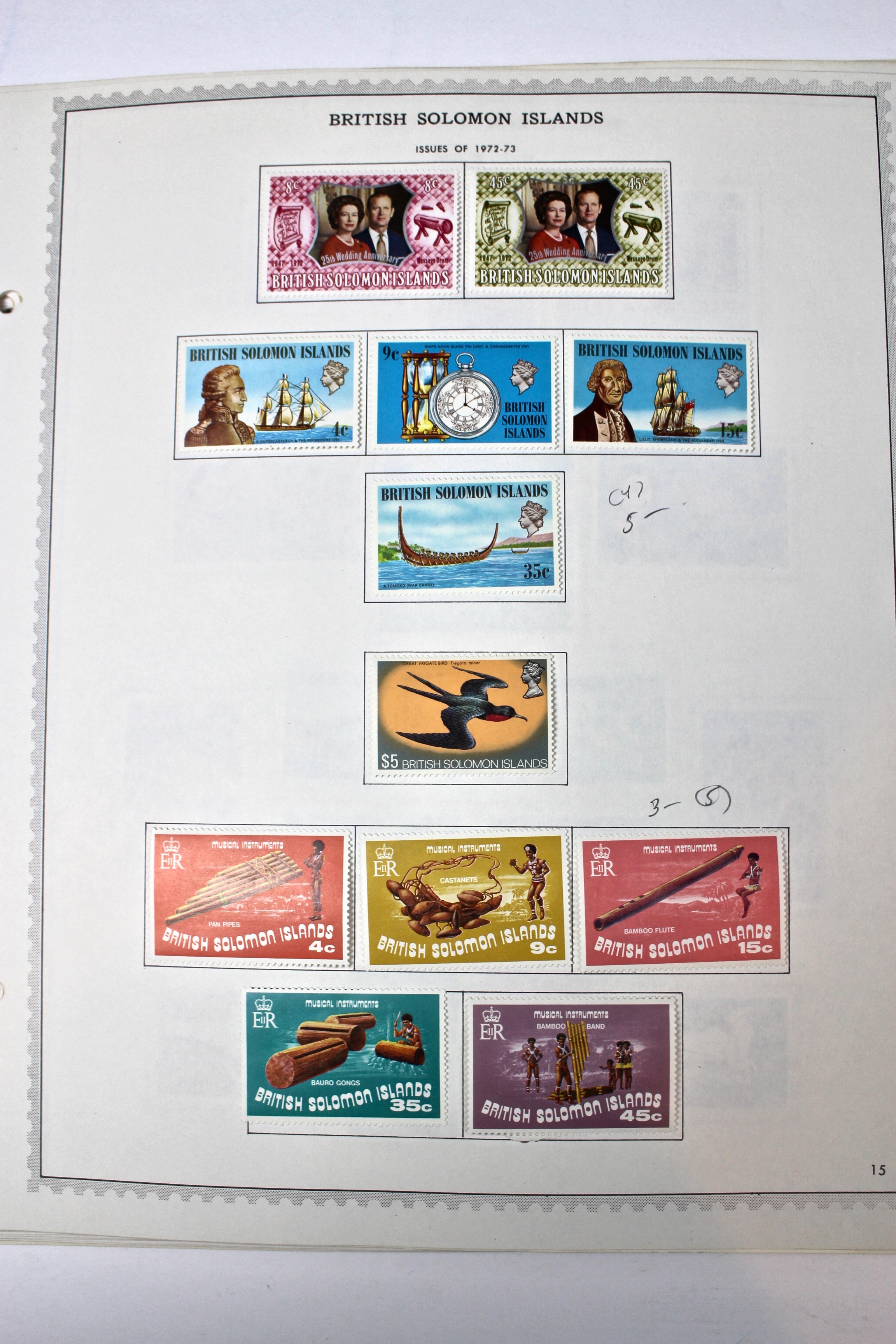 Mint Solomon Islands Stamp Collection