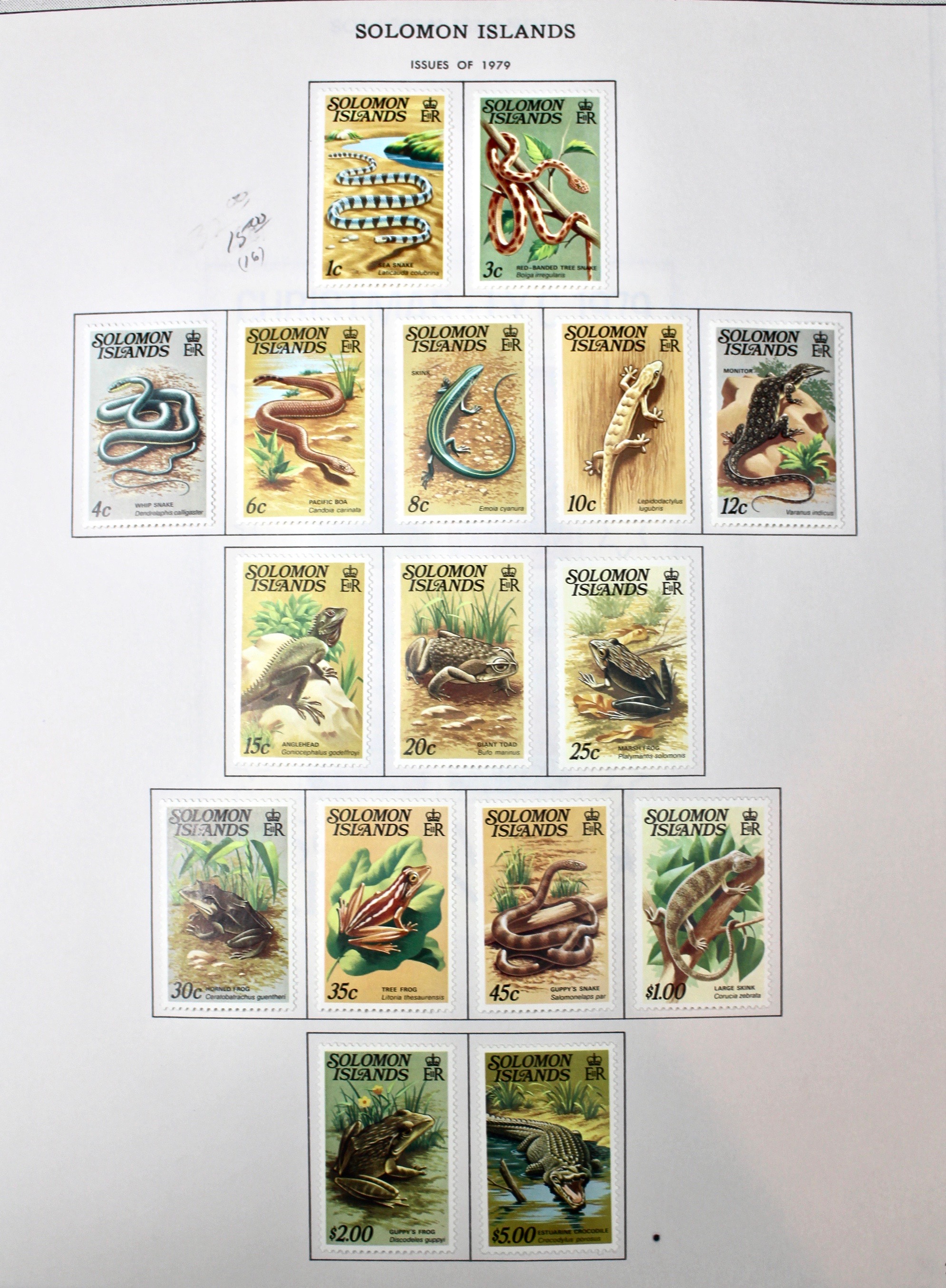 Mint Solomon Islands Stamp Collection