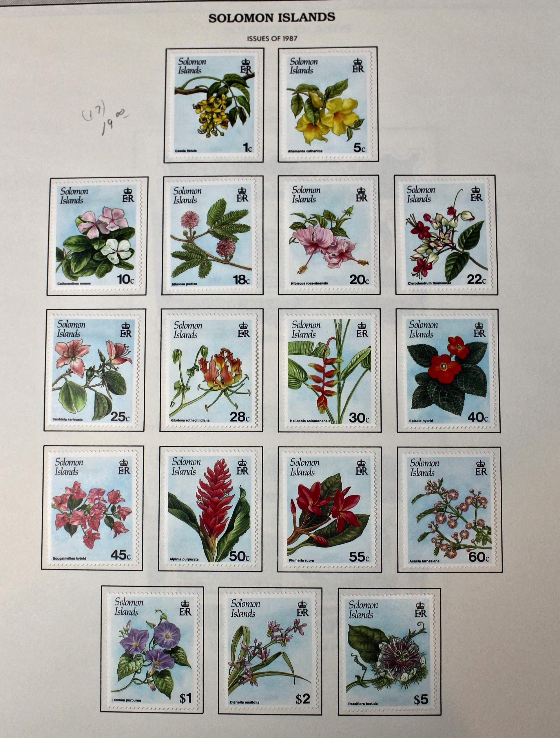Mint Solomon Islands Stamp Collection