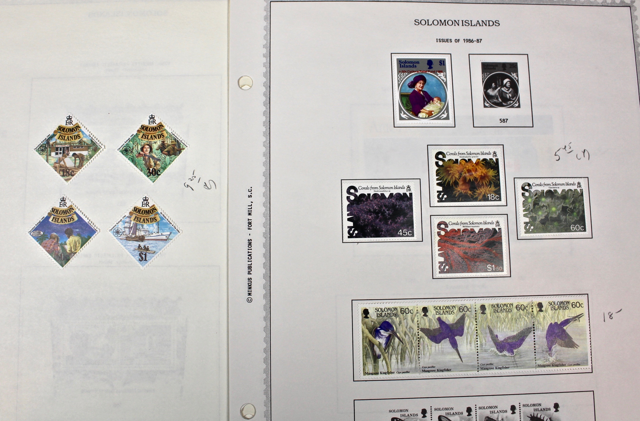 Mint Solomon Islands Stamp Collection