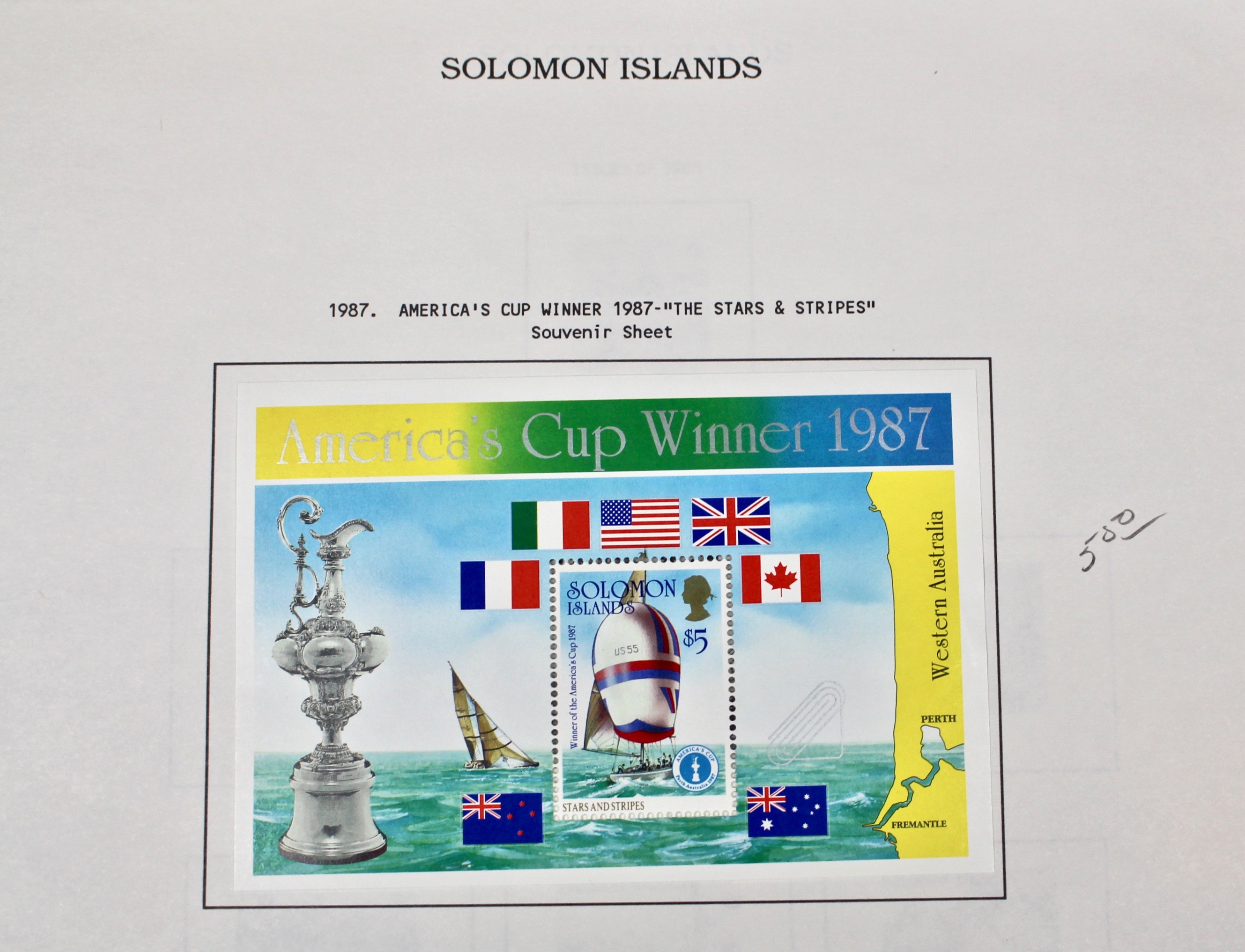 Mint Solomon Islands Stamp Collection