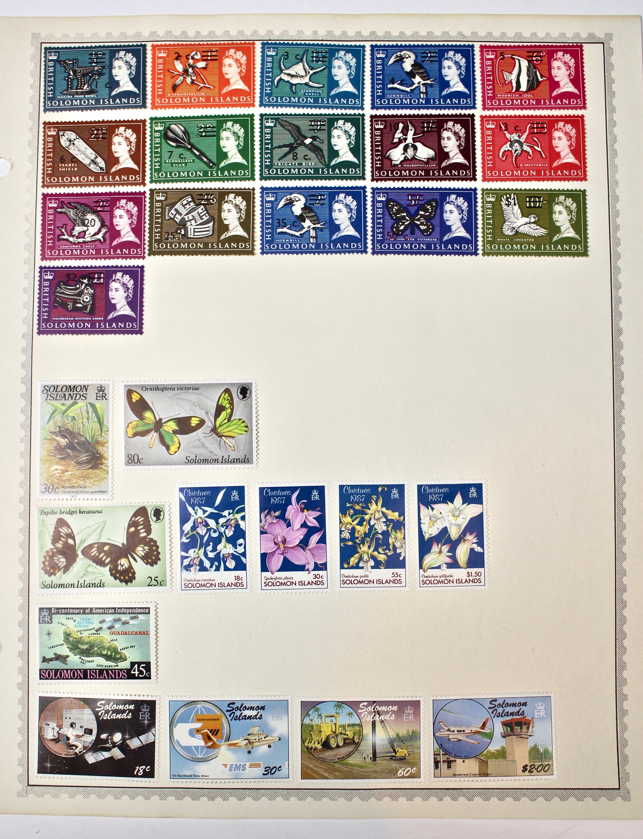 Mint Solomon Islands Stamp Collection