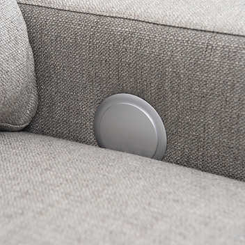 "Hendley" Fabric Sectional with Ottoman and Pillows