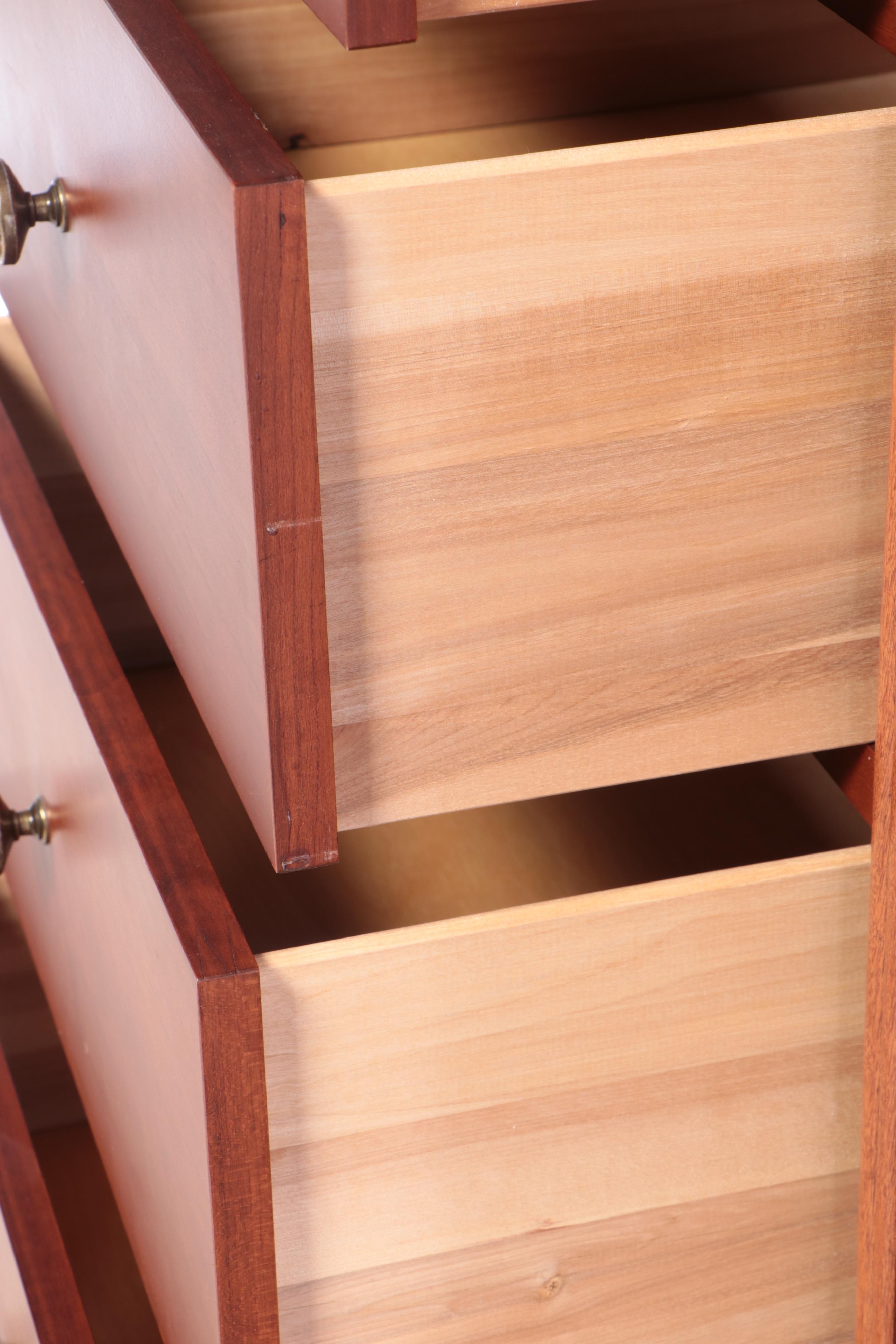 HPL Mobilier Furniture Louis Philippe Style Cherrywood Six-Drawer Clothes Press