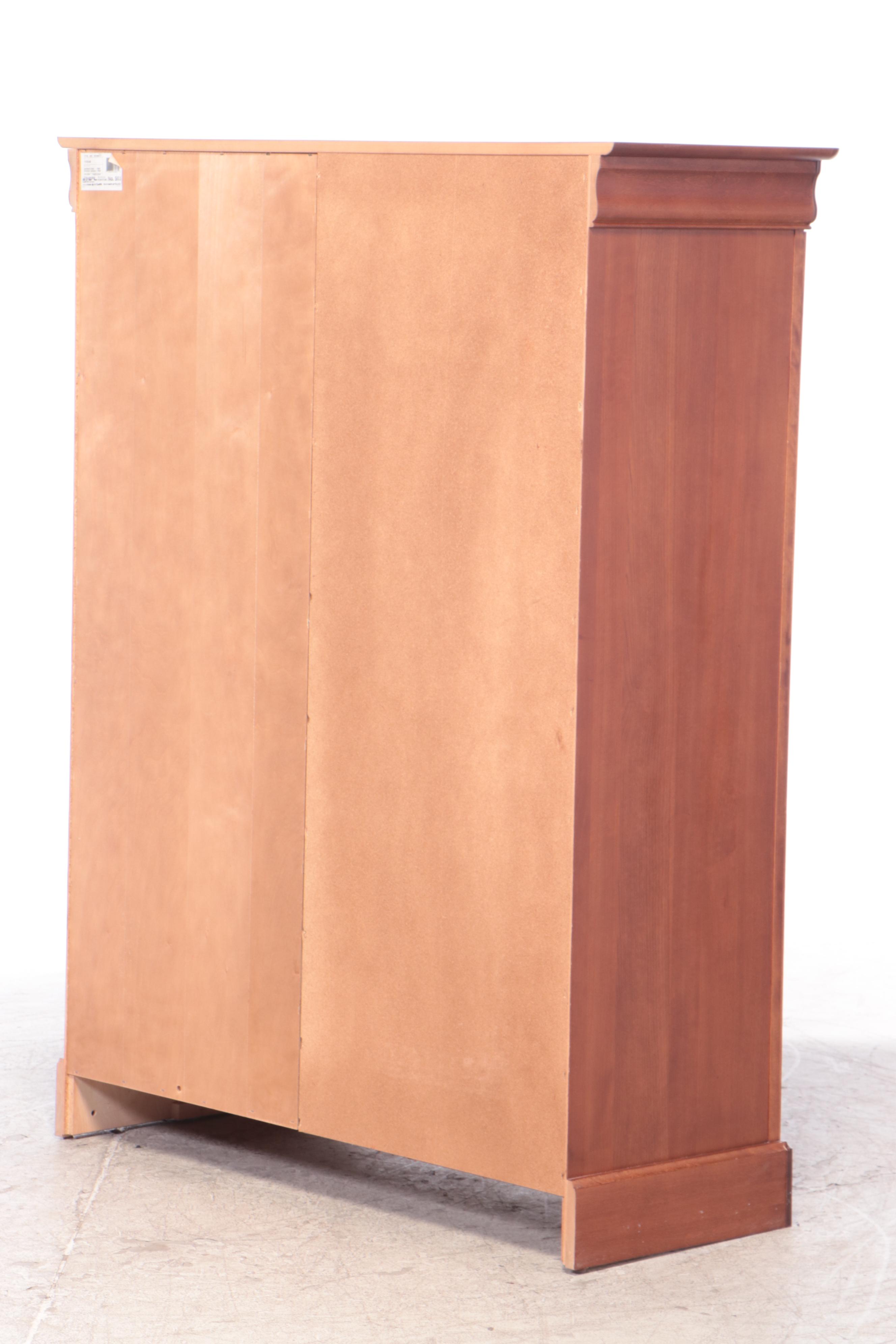 HPL Mobilier Furniture Louis Philippe Style Cherrywood Six-Drawer Clothes Press