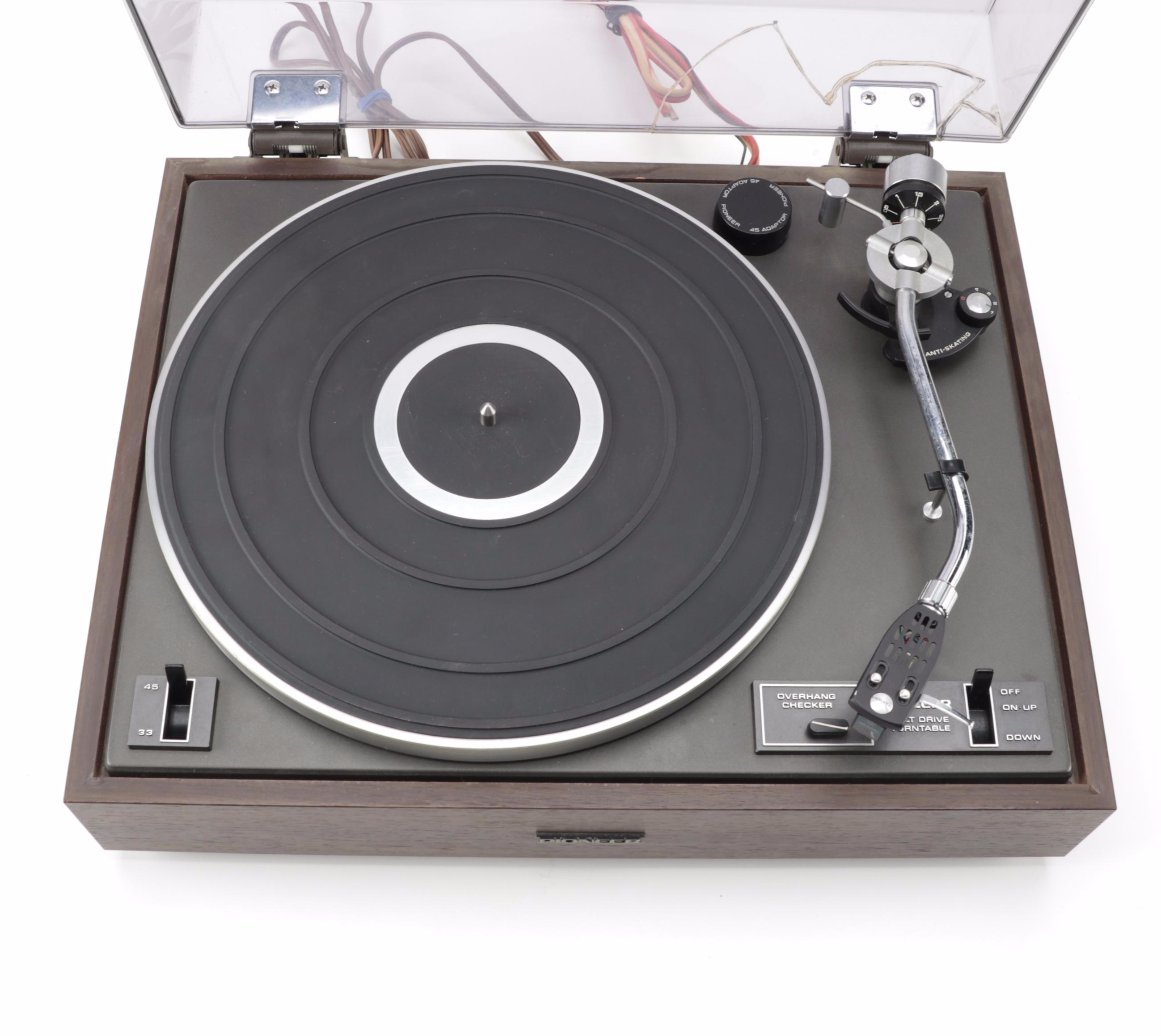 Pioneer Stereo Turntable PL-12D, Late 20th Century