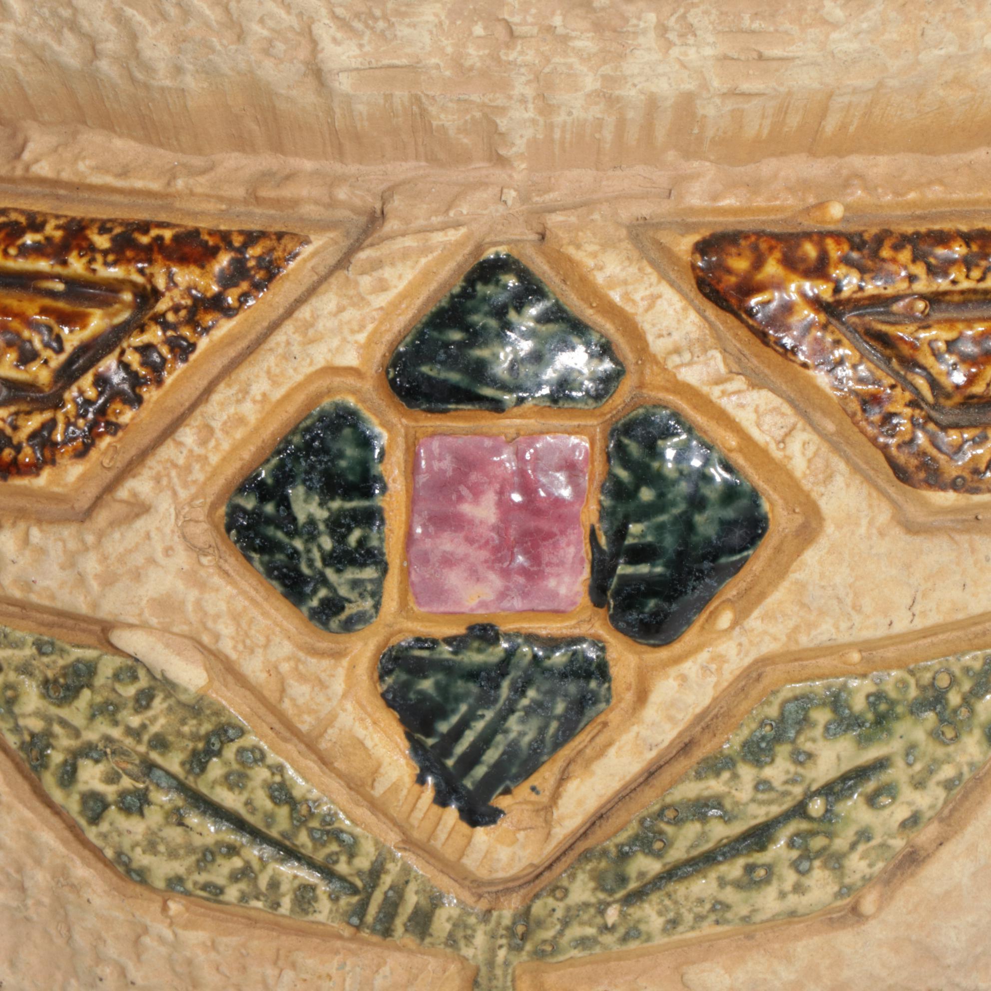 Roseville "Mostique" Jardiniere and Stand, Early 20th Century