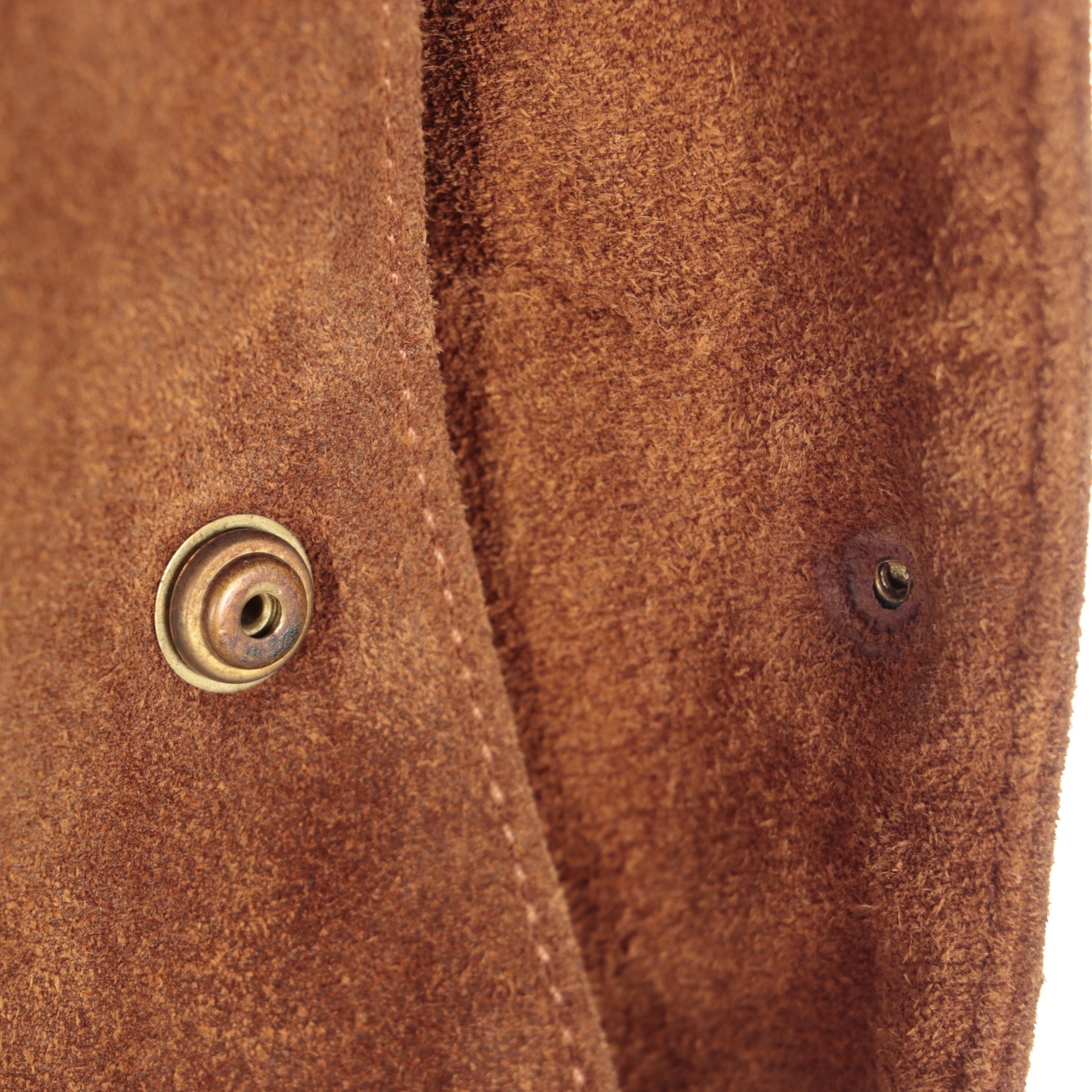 Scully Russet Brown Suede Fringe Jacket