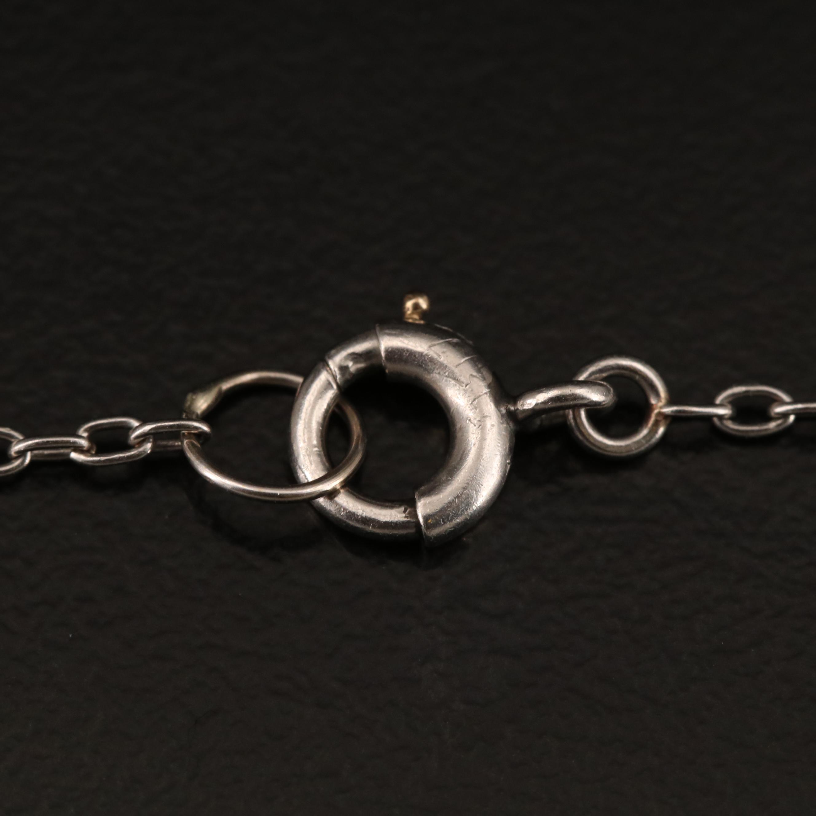 Black, Starr and Frost Platinum 4.45 CTW Diamond Articulated Pendant Necklace