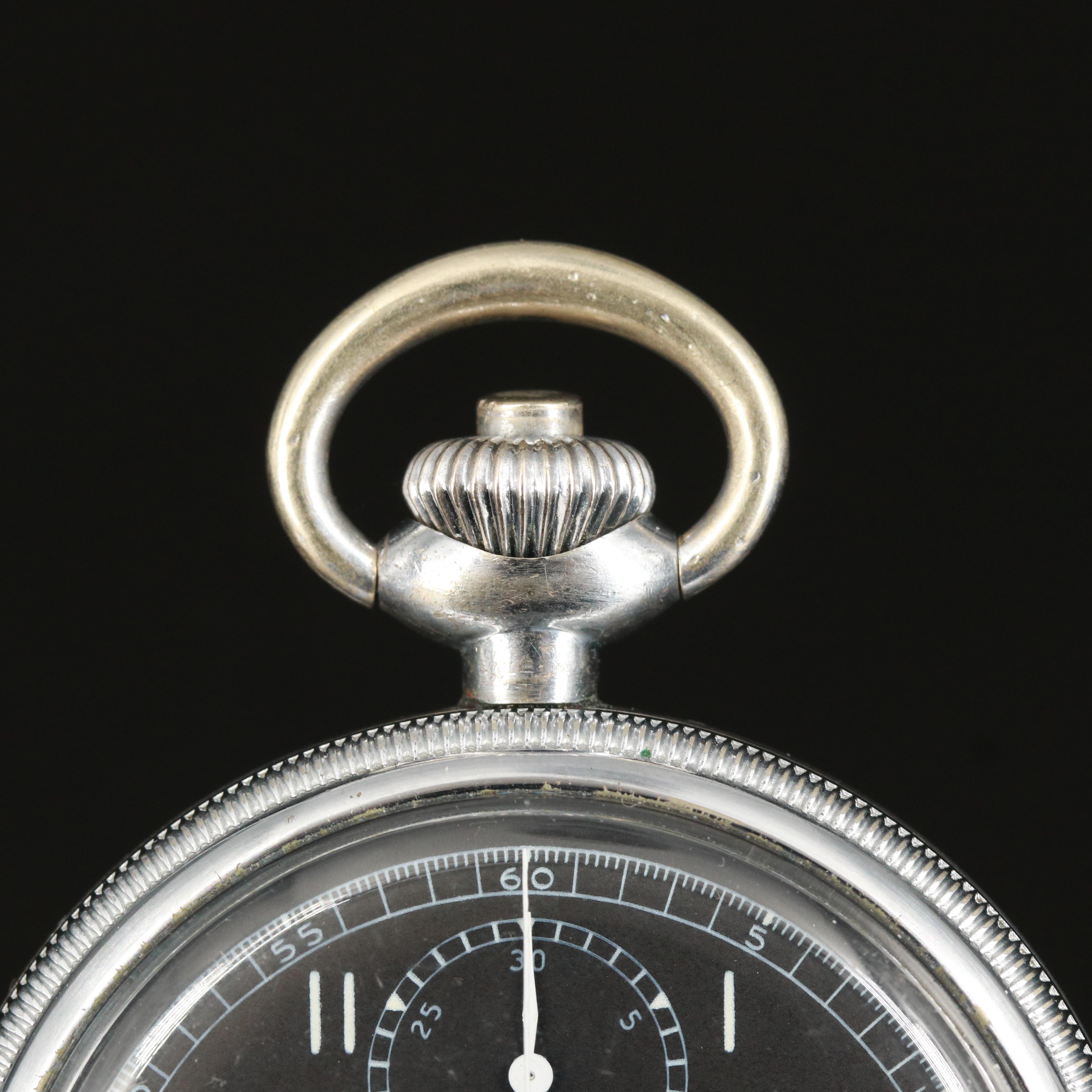 Hamilton WWII Military Issue Chronograph Pocket Watch