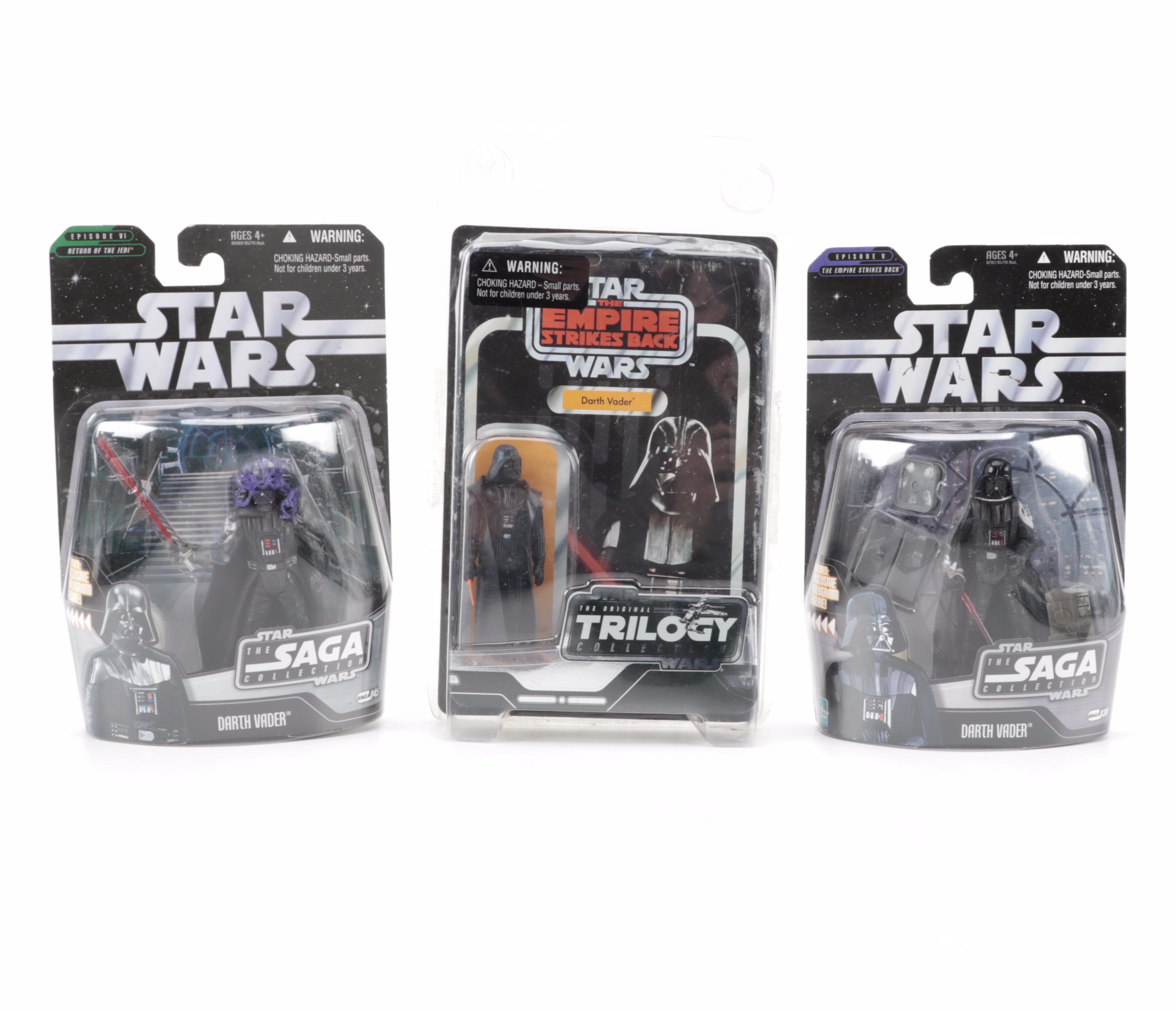 Star Wars Action Figures Including Evolutions Anakin Skywalker to Darth Vader