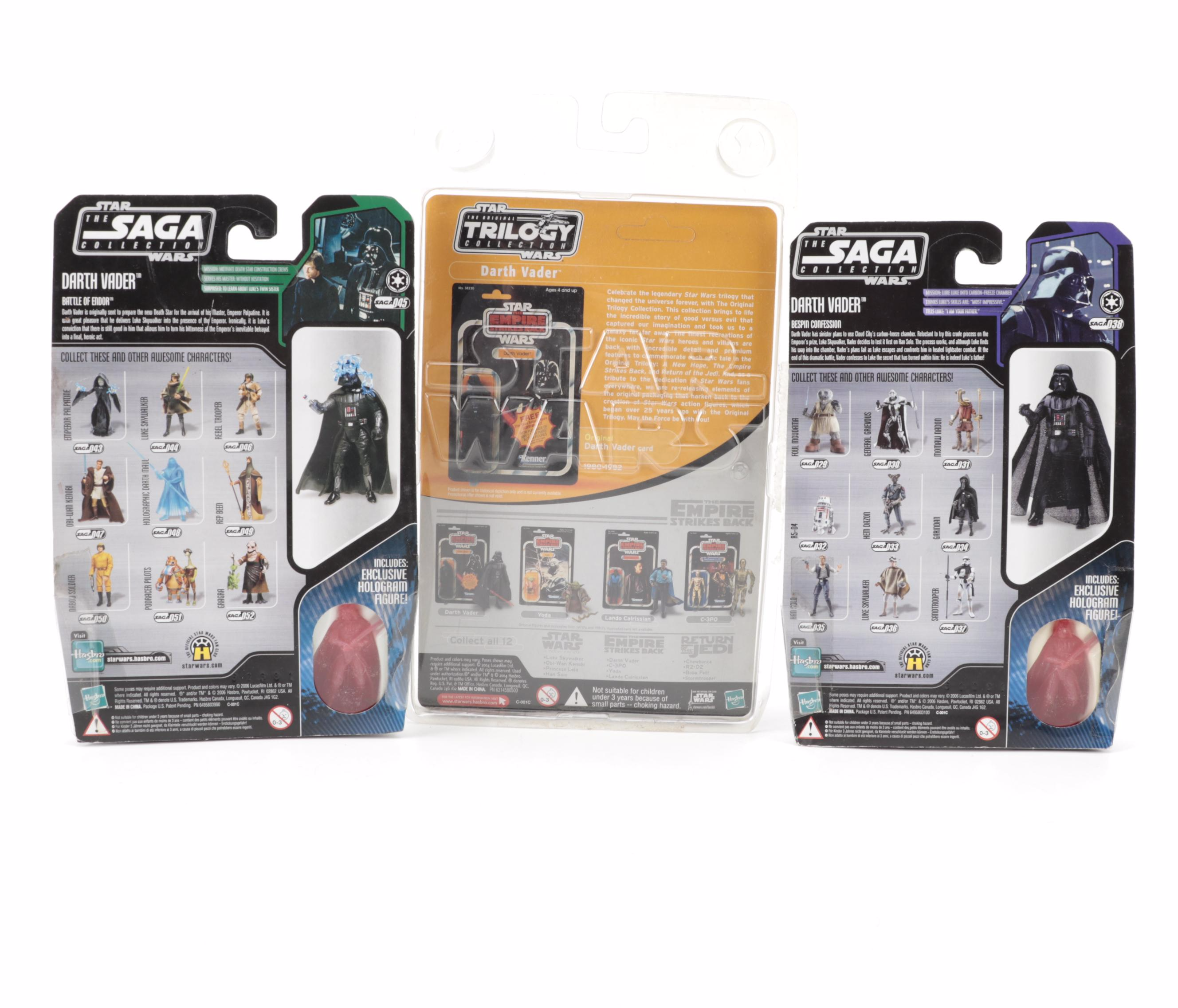 Star Wars Action Figures Including Evolutions Anakin Skywalker to Darth Vader