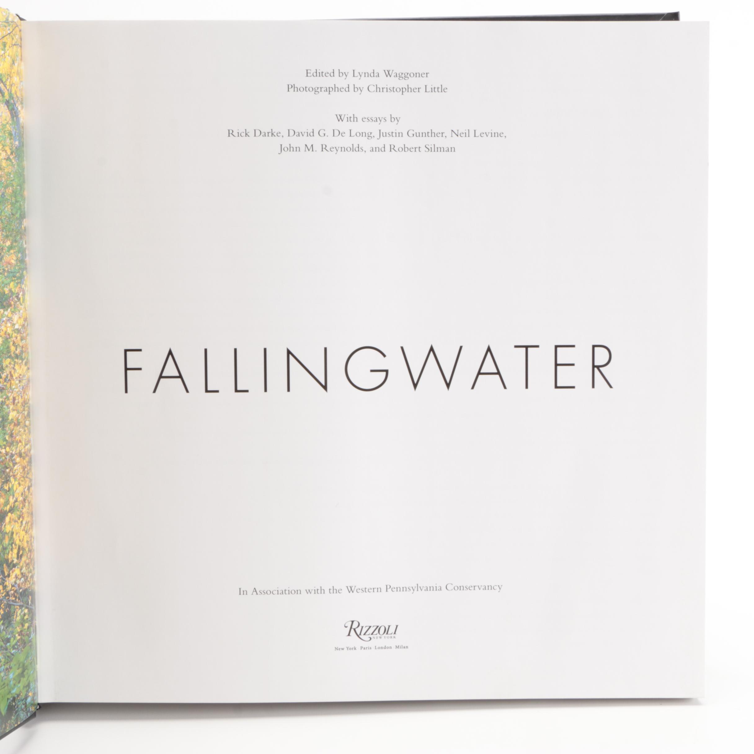 Frank Lloyd Wright Fallingwater House Reference Books