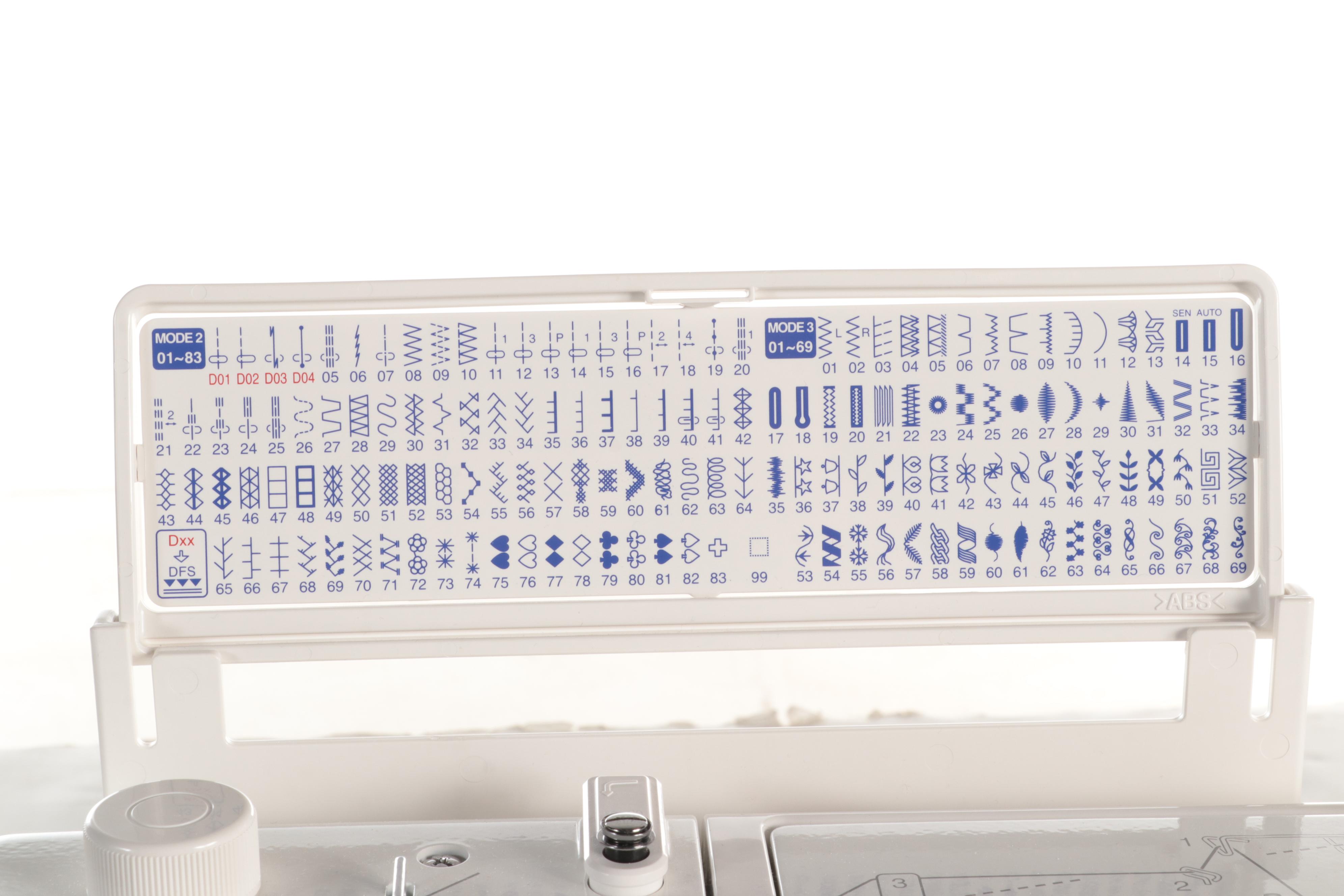 Janome Sewing Machine with Travel Case and Accessories