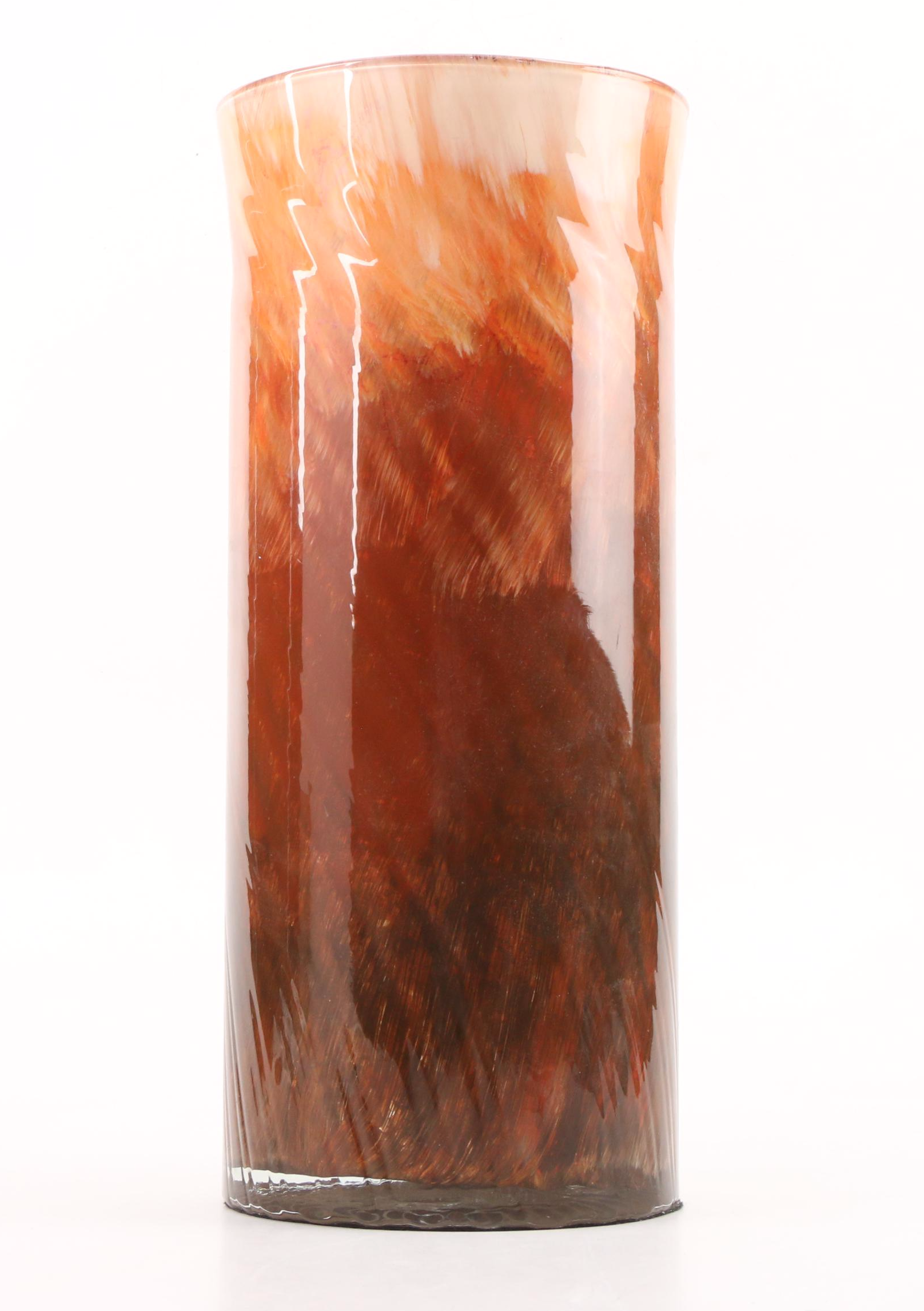 Evans Designs Crystal Floor Vase